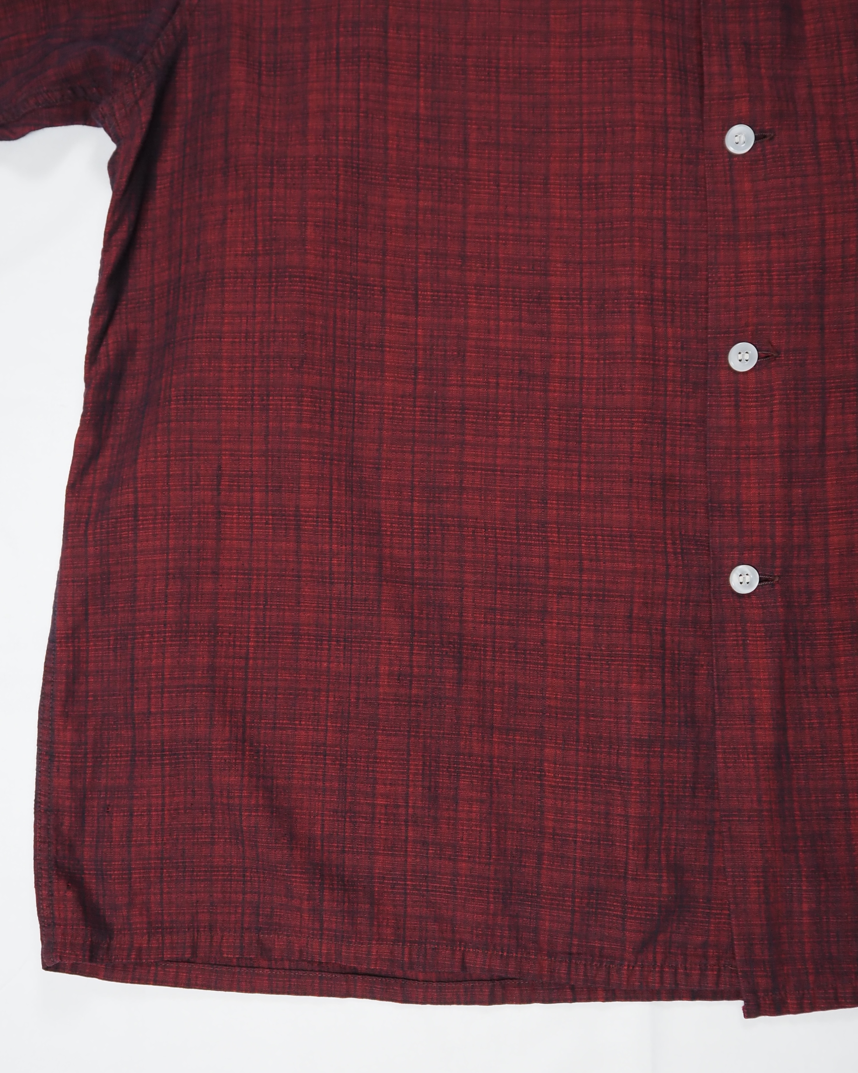 50’s-60’s The Bon Marche コットンシャツ XLサイズ レッド×ブラック の画像 8