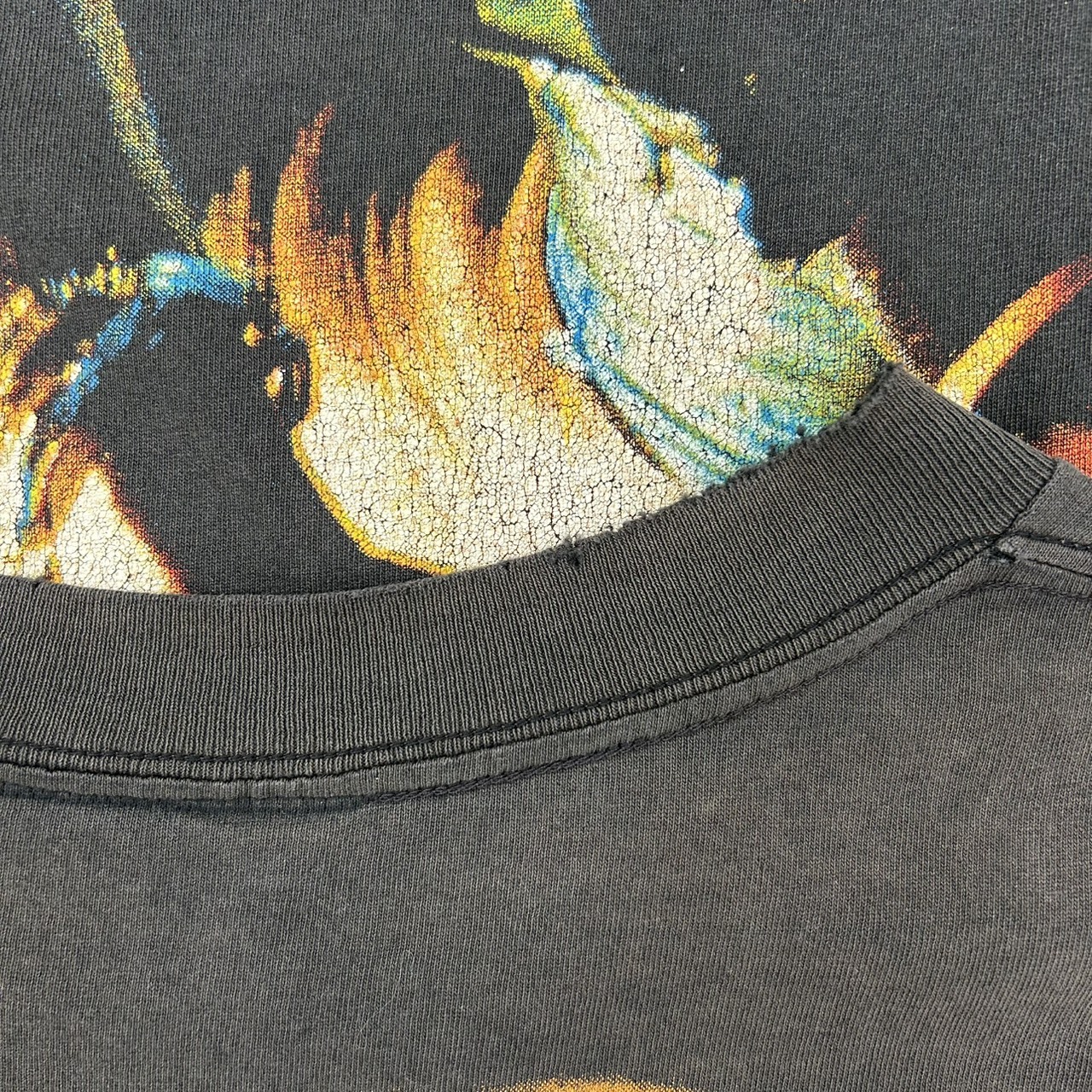 Guns N' Roses ガンズ・アンド・ローゼズ “Live Photo” ブートレグTシャツ ブラック / Fits XL の画像 11