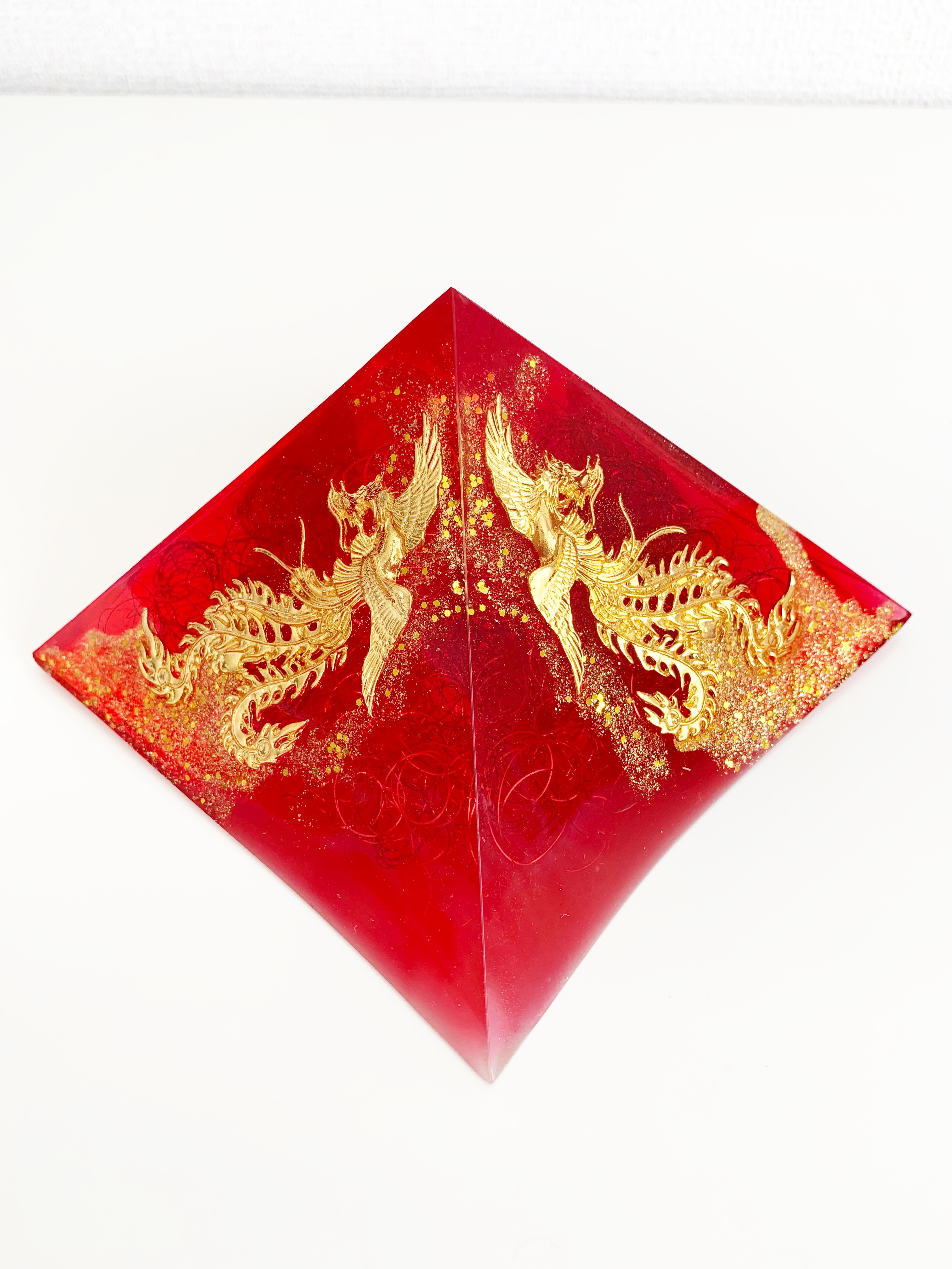 黄金比ピラミッド型オルゴナイト 13cm 天使のシンフォニー オンラインショップ