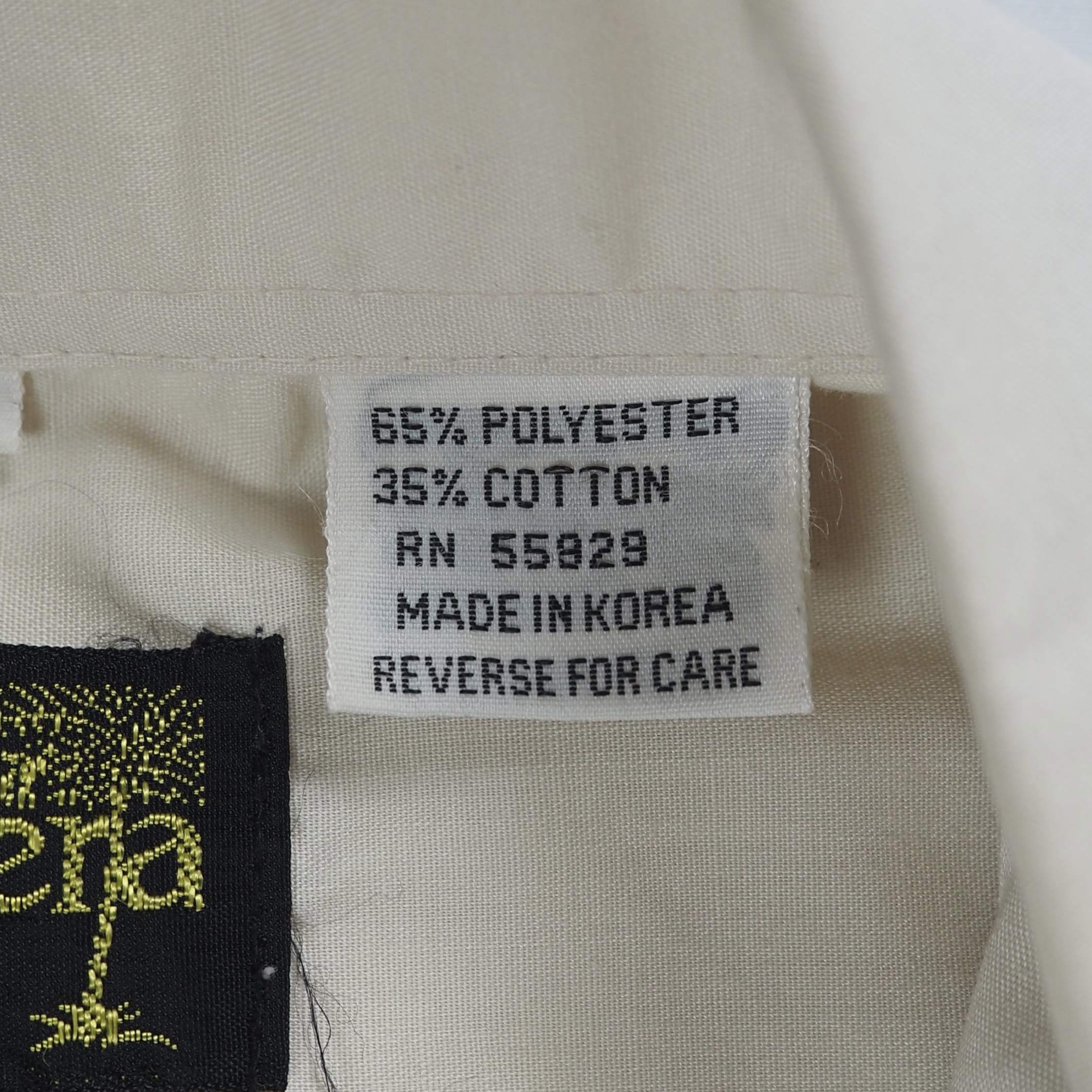 80’s-90’s Guayabera キューバシャツ Sサイズ ベージュ の画像 8