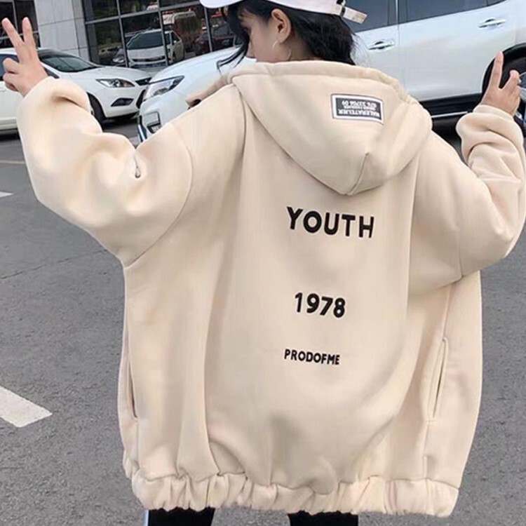 秋新作 パーカー レディース ロング パーカー レディース ジップパーカー 大きいサイズ レディースパーカー 韓国ファッション 春 秋 冬 レディース トップス スウェット フード付き 厚手 Bf風 Viento