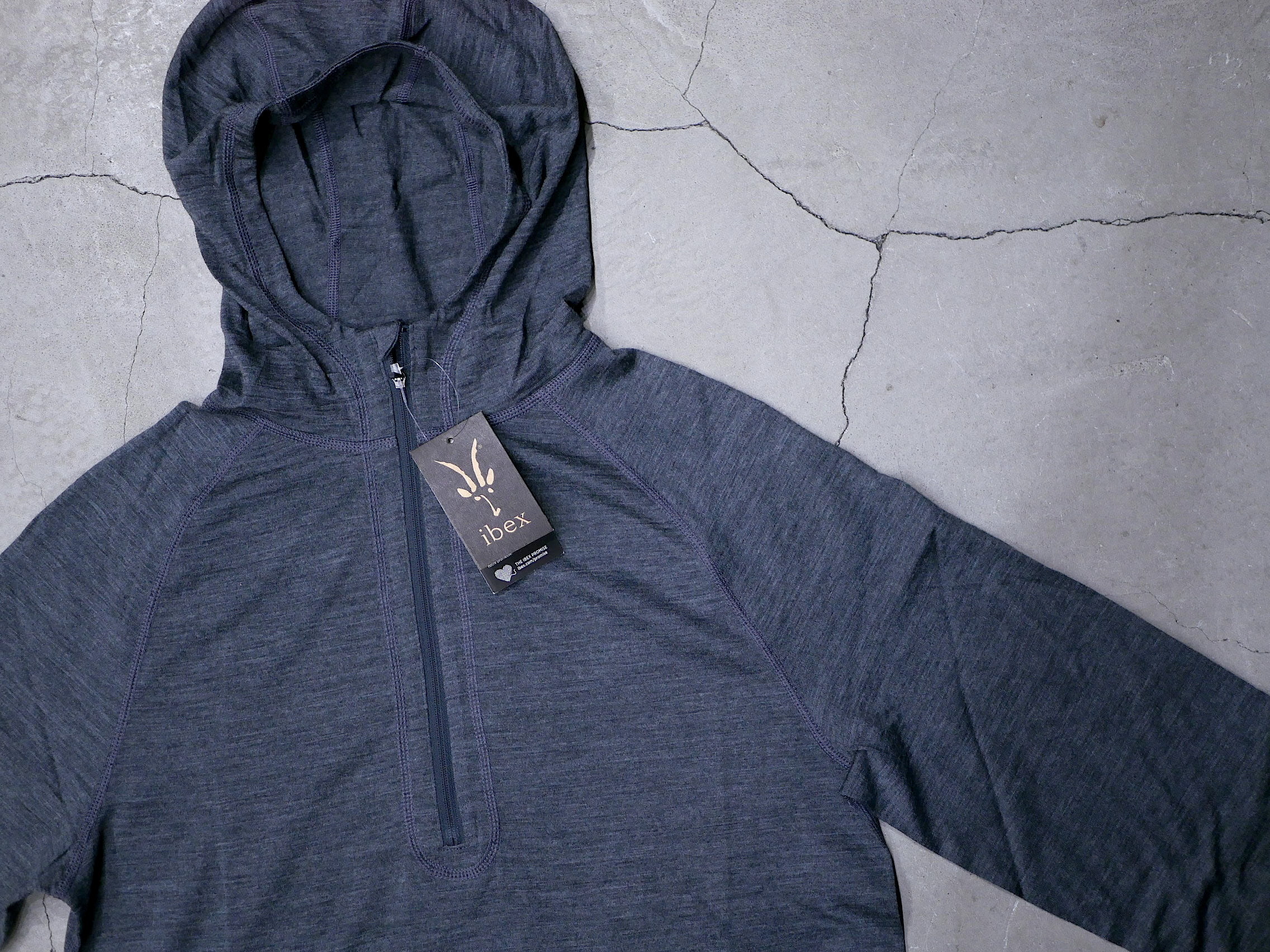 ibex merino hoodie