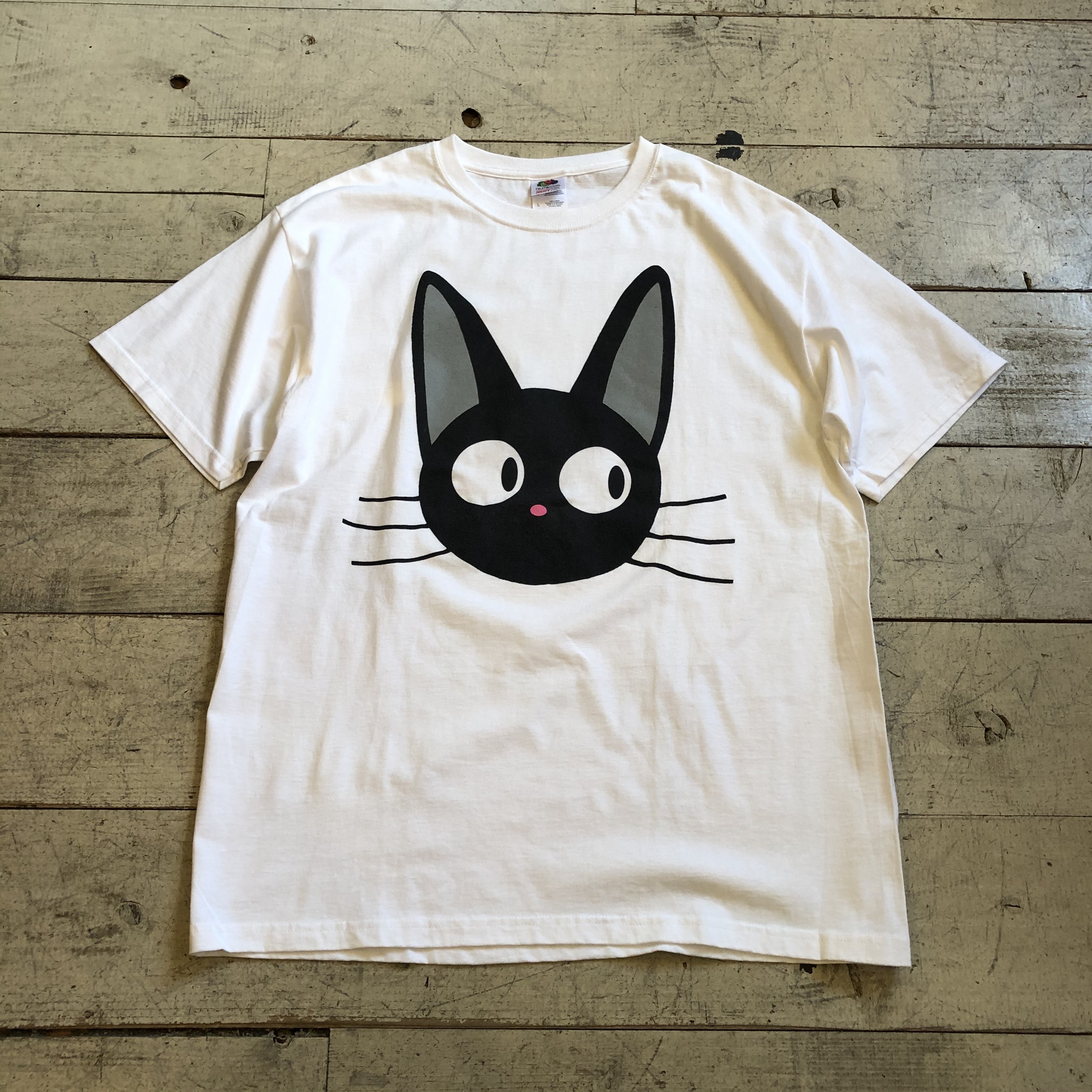 Dead Stock 00s 魔女の宅急便 ジジ T Shirt What Z Up Dead Stock 00s 魔女の宅急便 ジジ T Shirt What Z Up