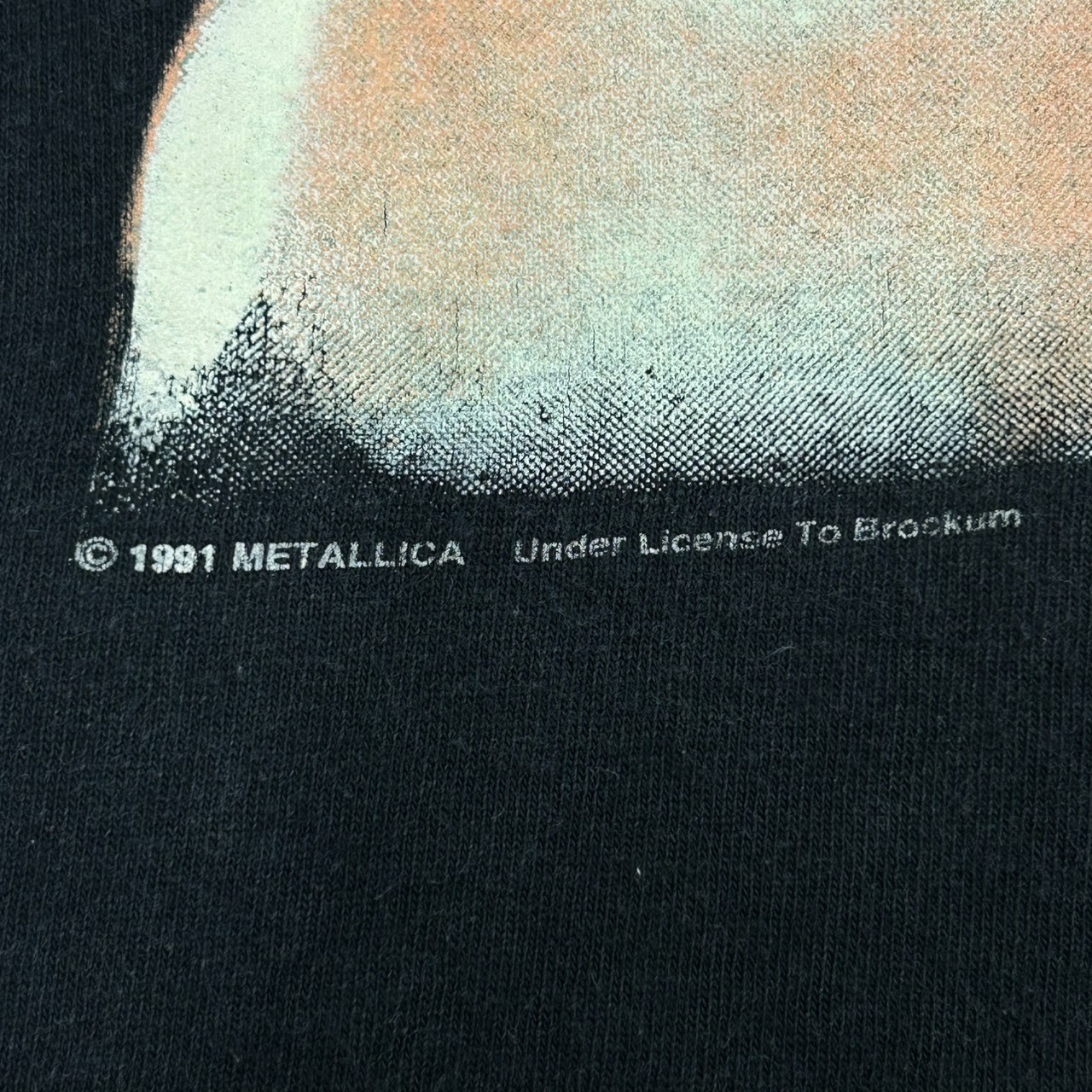 90s METALLICA “Enter Sandman” NEVER NEVER LAND Vintage Band T-Shirt Double Sided L の画像 7