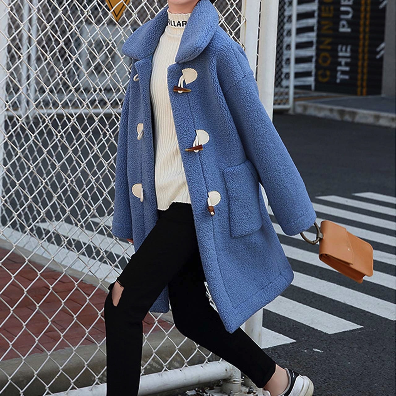 女の子 ジュニア ダッフル ボア コート 435kico Sno