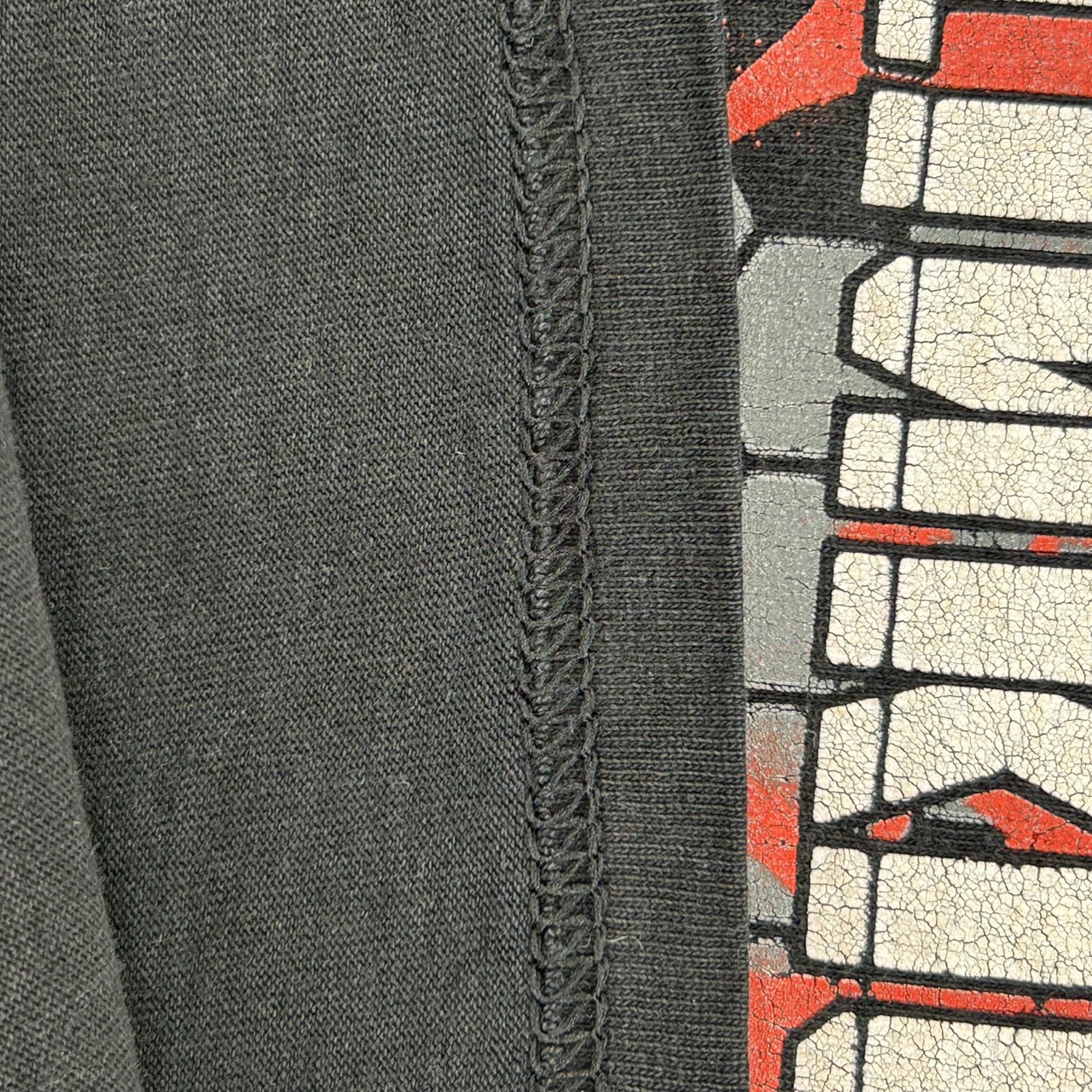 Linkin Park リンキン・パーク “LINCOLN PARK” プリントTシャツ ネイビー / L の画像 12