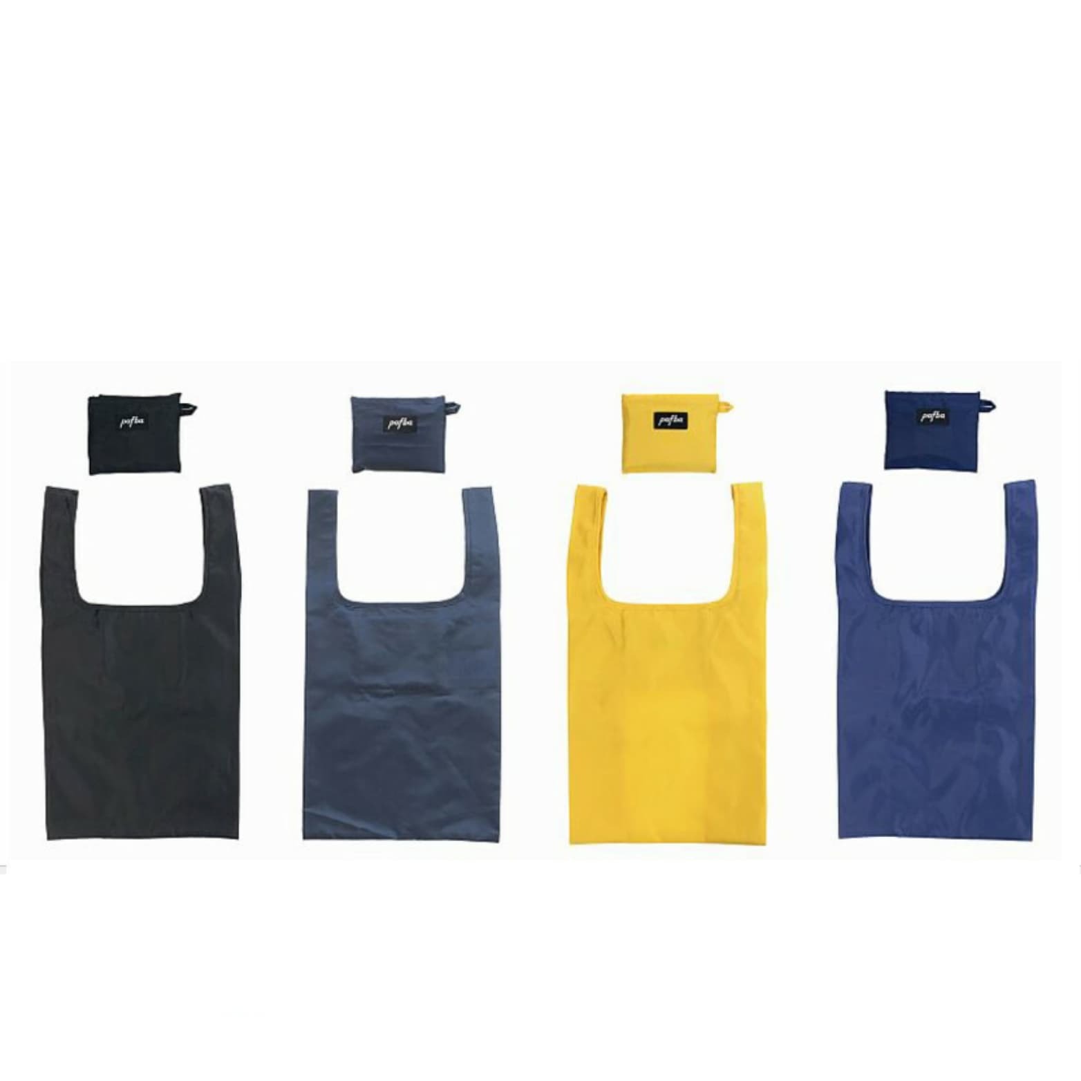 ４color コンビニサイズのエコバック 軽くてコンパクトなカラーエコバッグ Pofba ポフバ キッチン雑貨 Brounie１ キッチン雑貨 Brounie1