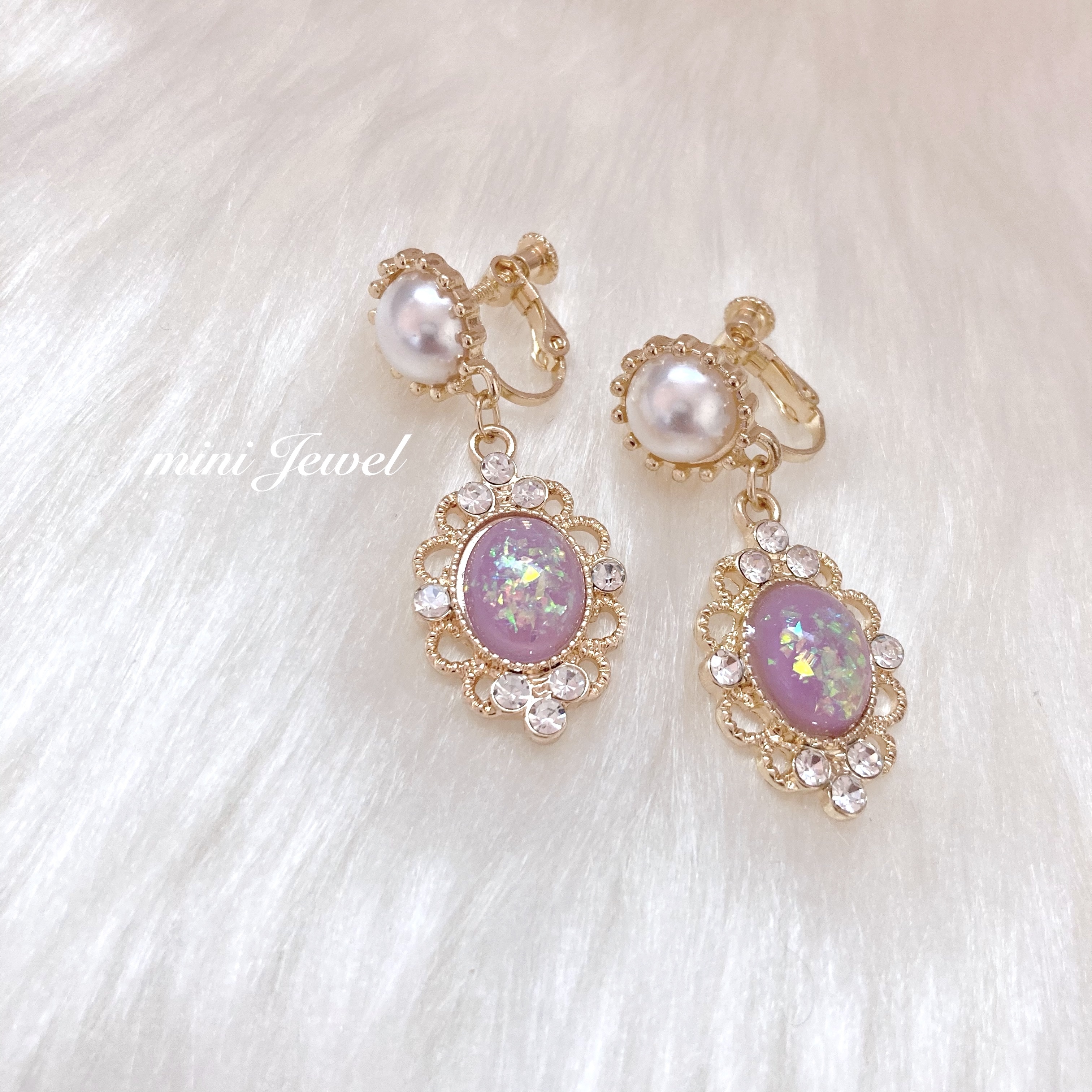 ピンクパールピアス イヤリング Minijewel