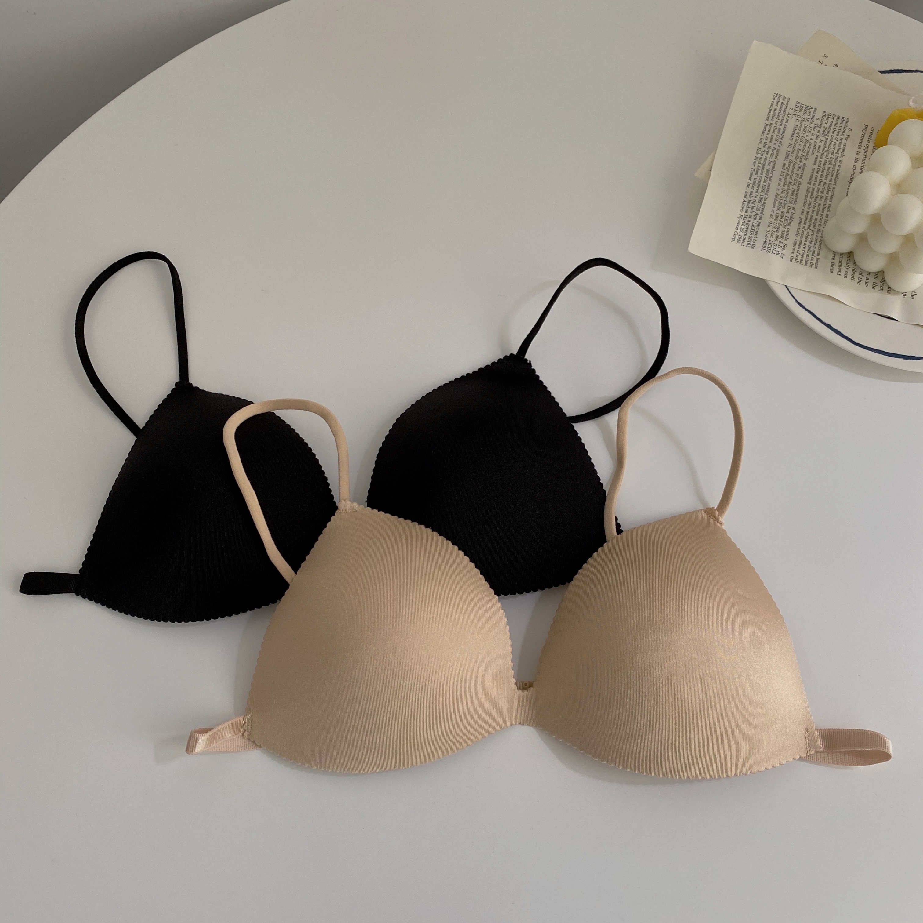 夏のネットの有名人のセクシーなシームレスな美しさのバックチューブトップ下着女性なし鋼リングcomtable小さな胸収集アンチ照明ブラ セブンプリンセス Mixlily Shop A1