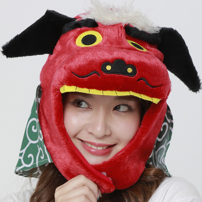 獅子舞 被り物 かぶりもの 被りもの キャラクター グッズ かわいい 獅子頭 お正月飾り お正月装飾 店舗飾り お正月 初正月 縁起物 アニメ メンズ レディース 男女兼用 ヘッド 帽子 頭 コスプレ コス コスチューム ハロウィン衣装 仮装 文化祭 忘年会 運動会 面白 S Sz 6h813