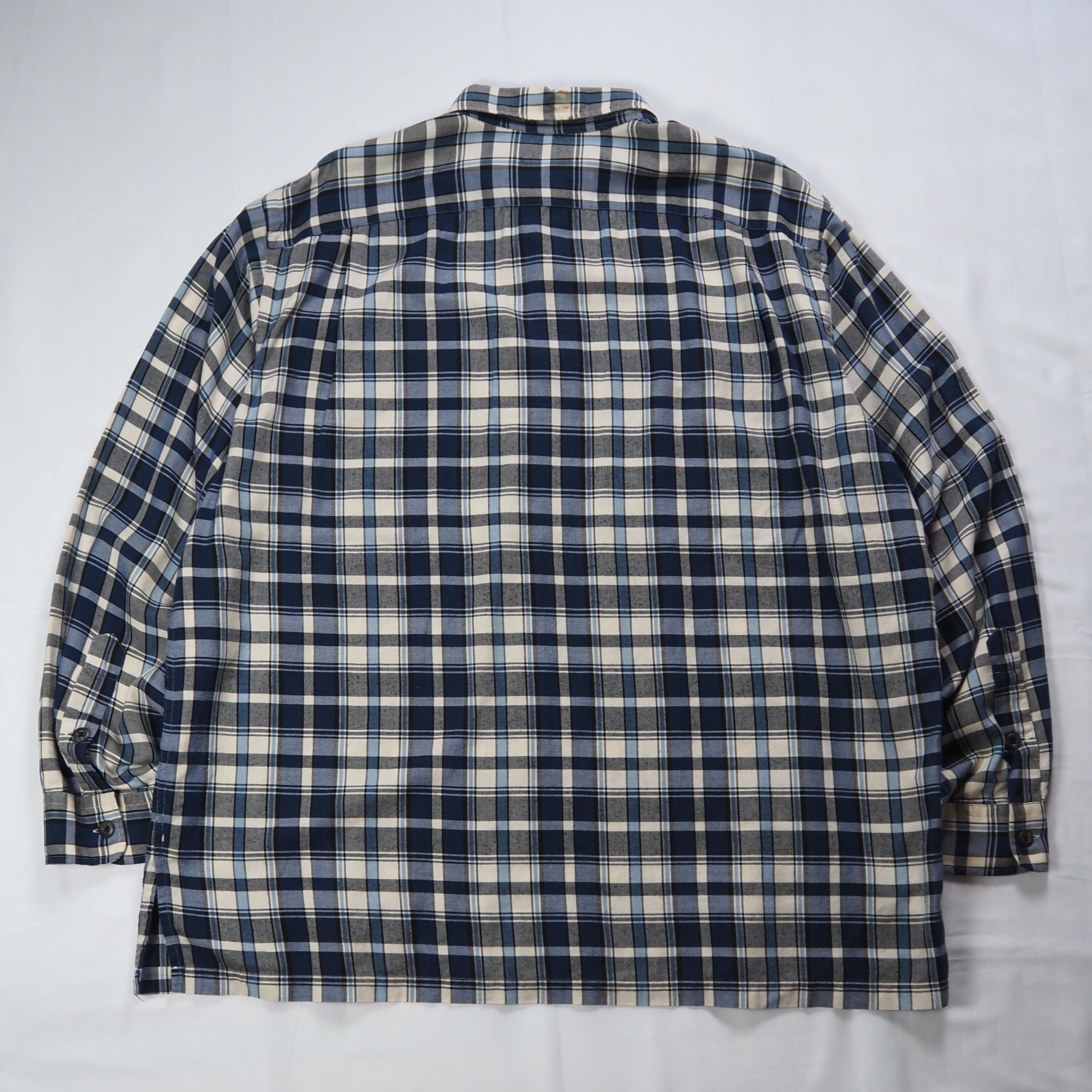 【9/23 20:00入荷】90's POLO Sports シャツ ブルー×ホワイト の画像 11