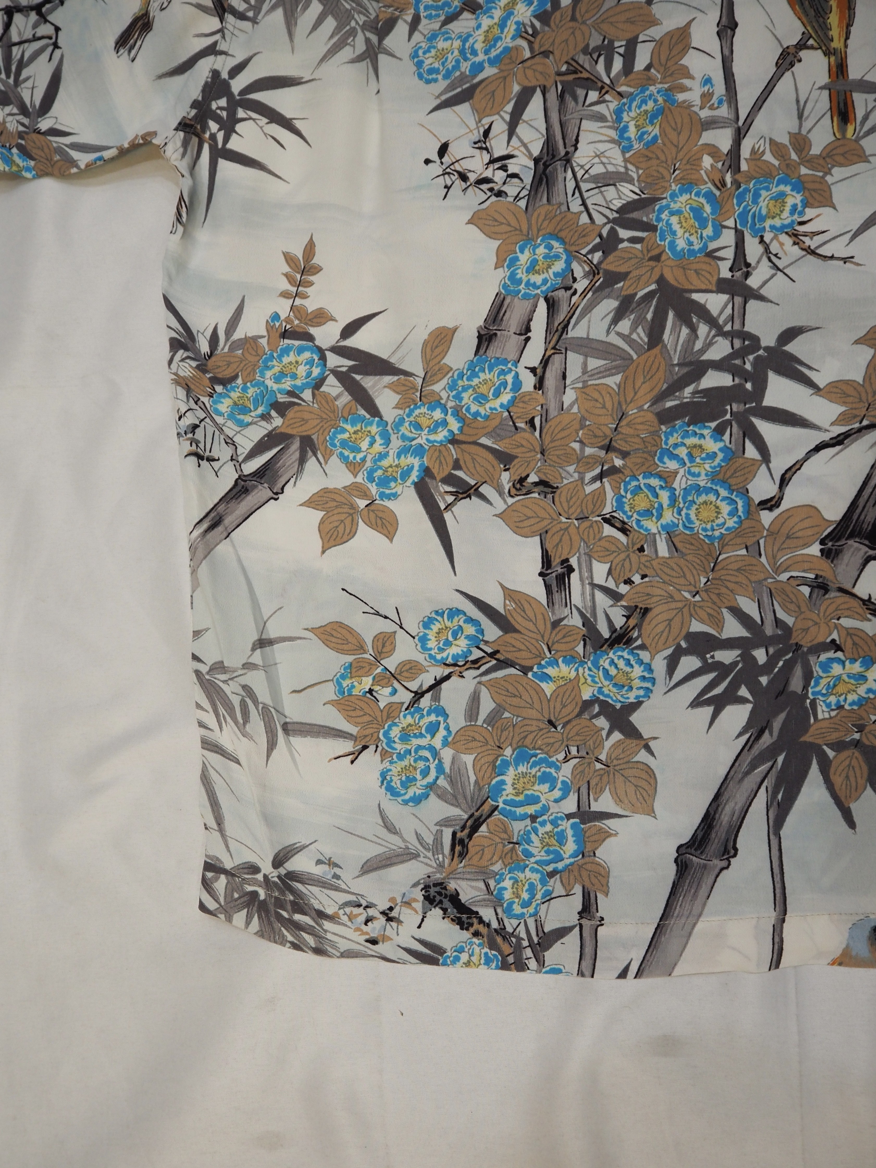 50’s Rayon Hawaiian Shirt 和柄 の画像 12