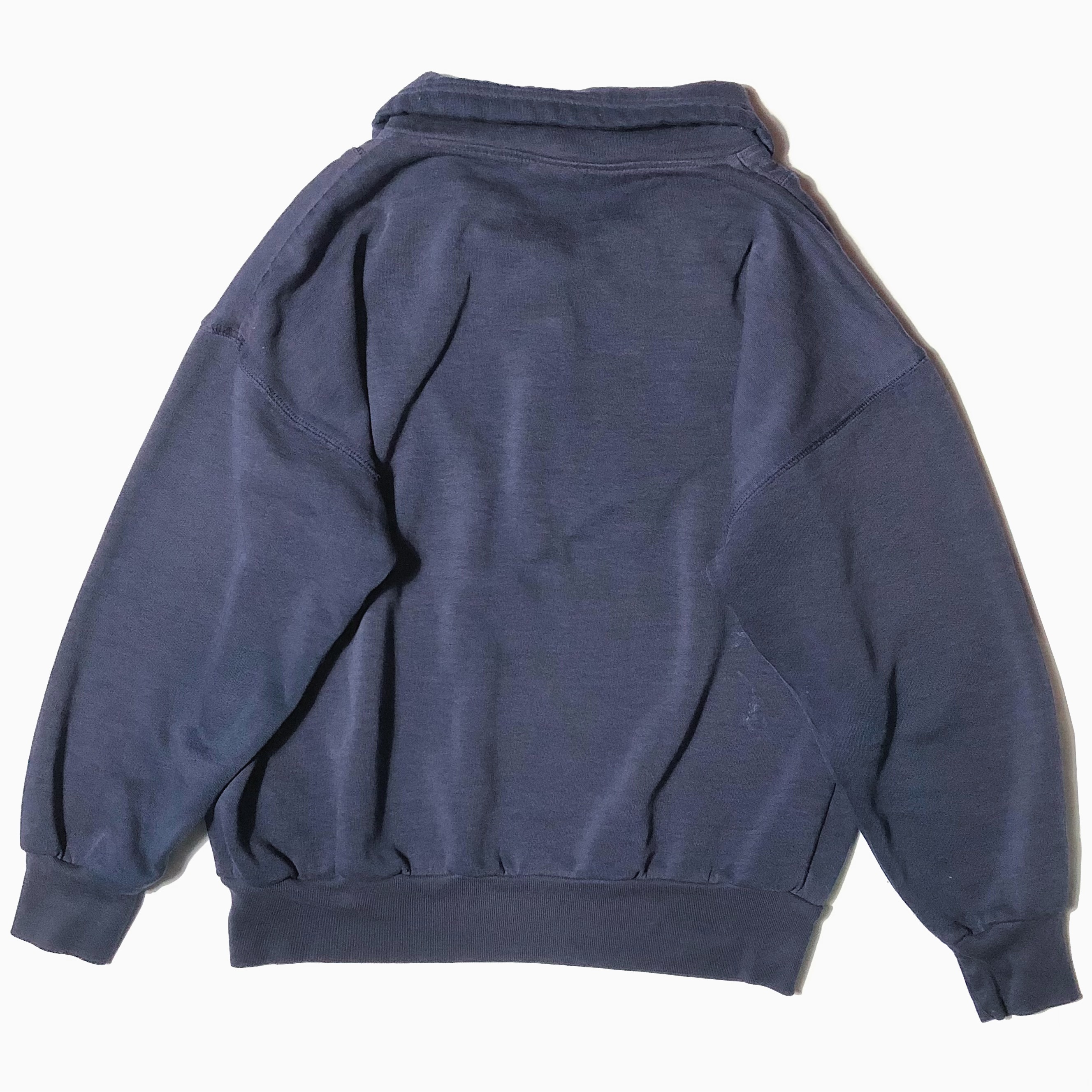 Vintage 90's【PRO SPIRIT】Faded Half Button Sweat の画像 2