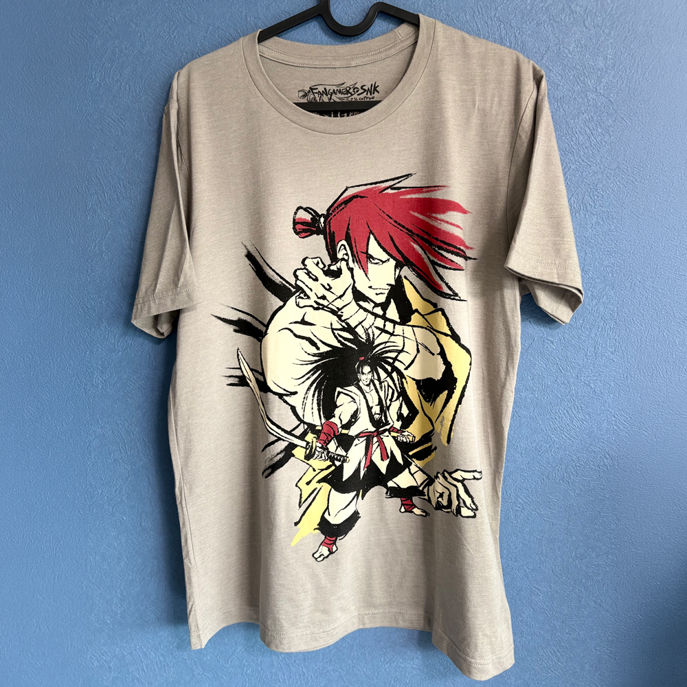 SNK SAMURAI SPIRITS（サムライスピリッツ） サムライショーダウンスペシャル×ファンゲーマー×SNK【古着/Tシャツ/格闘ゲーム】