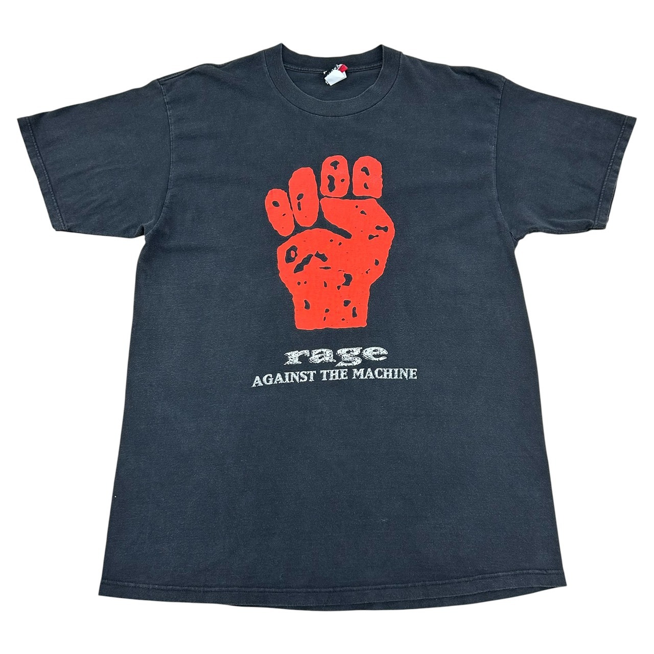 Rage Against The Machine レイジ・アゲインスト・ザ・マシーン “Fist Logo” プリントTシャツ ブラック / XL