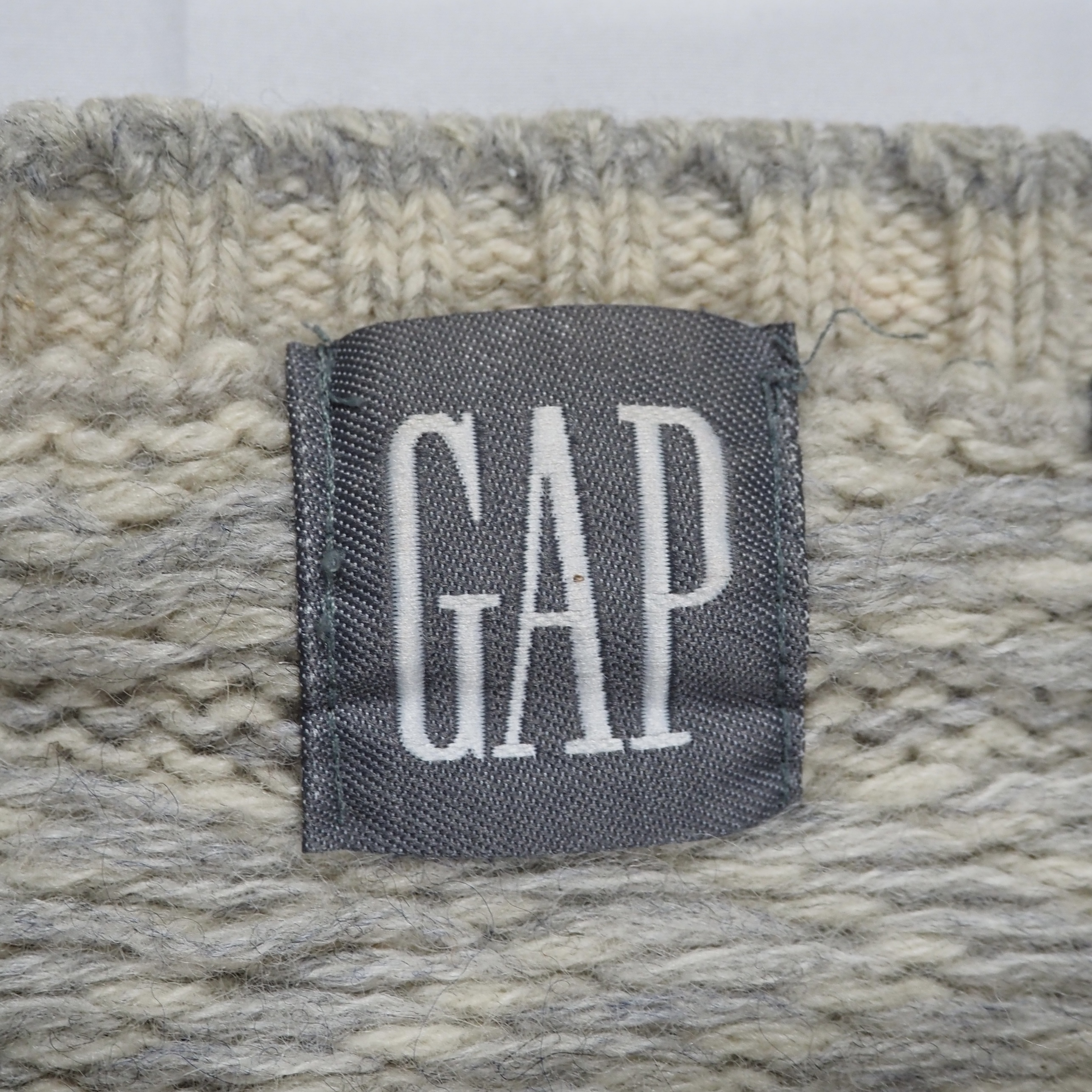 90’s OLD GAP ウールニット Lサイズ の画像 10