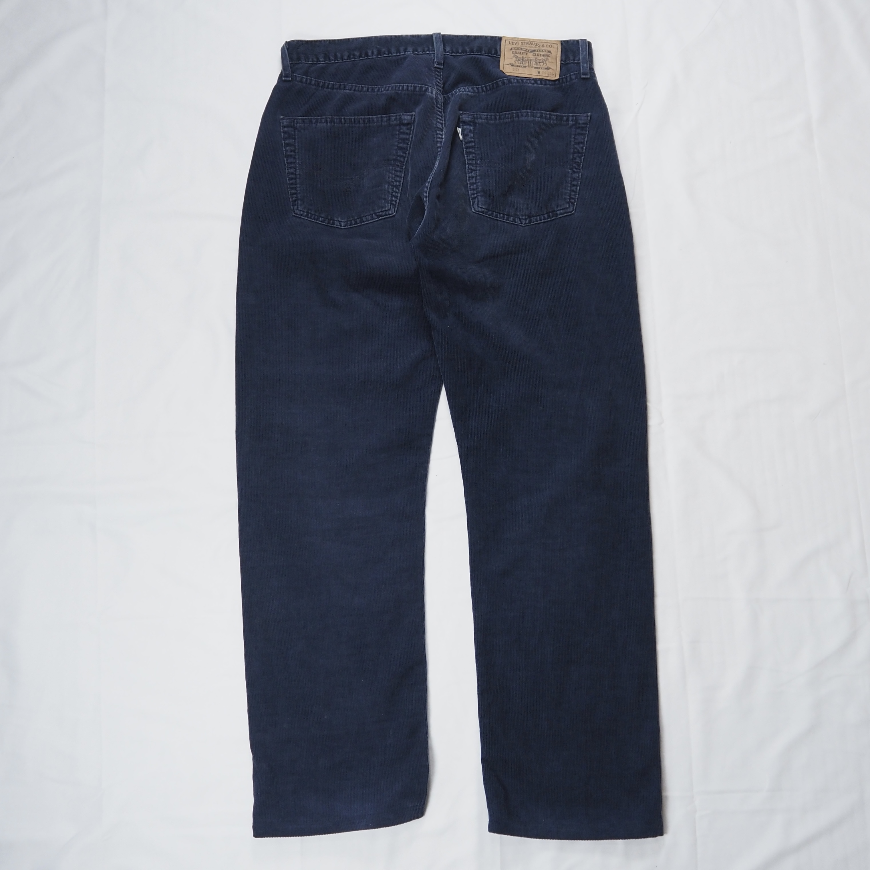 90’s Levi’s 551 コーデュロイパンツ 実寸34×30 ネイビー の画像 11