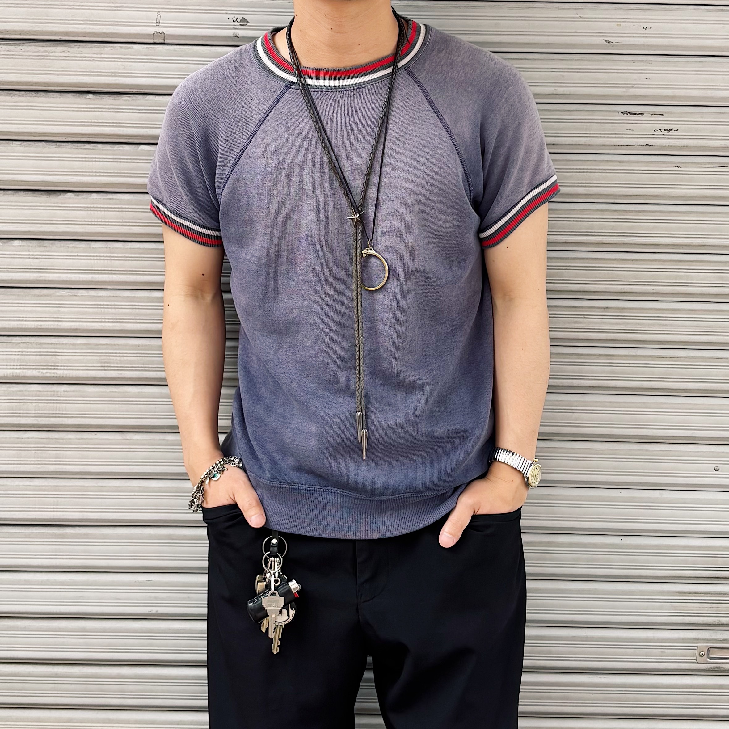 Vintage 60～70's Grunge Short Sleeve Sweat の画像 3