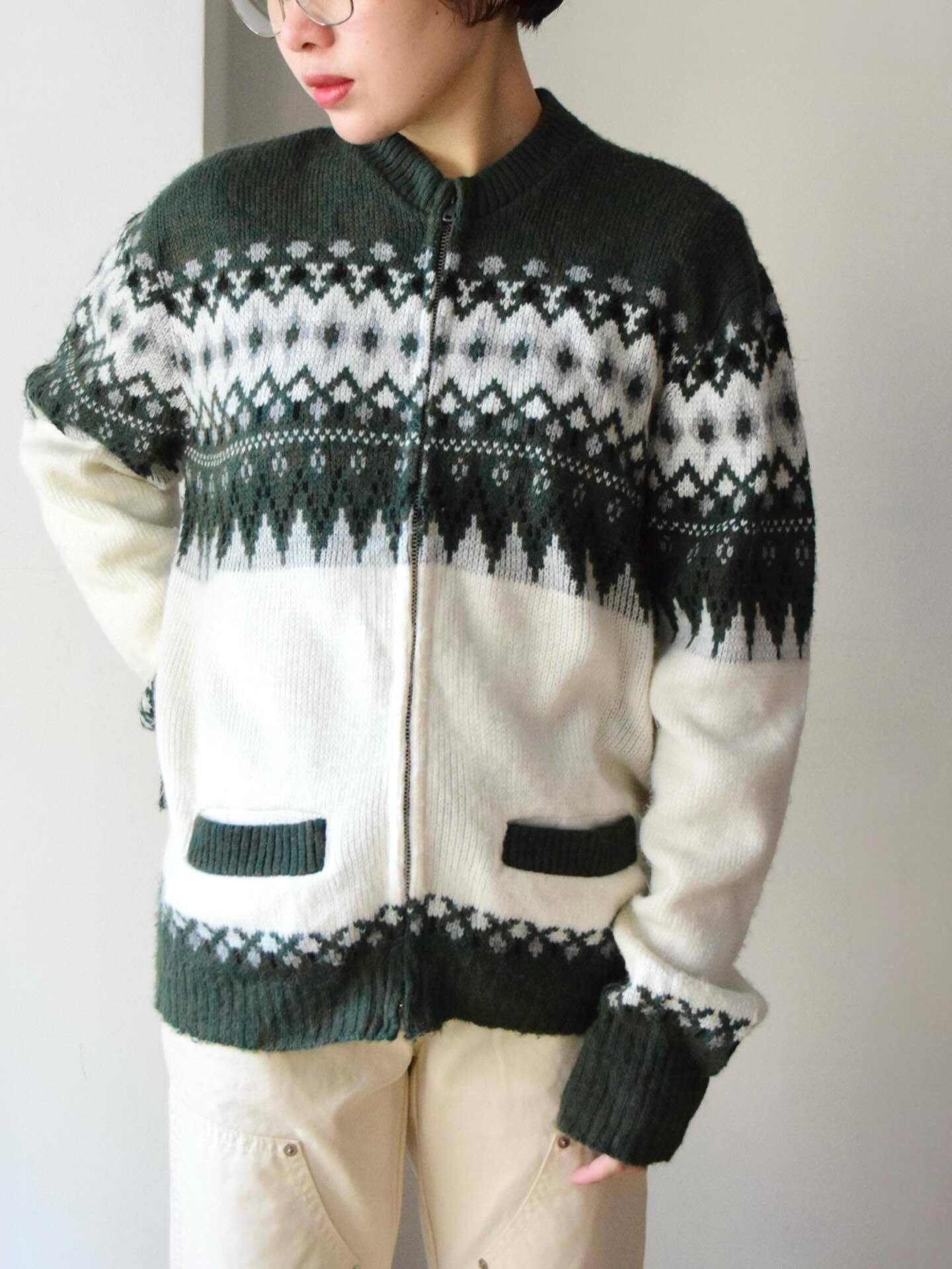 1960s CAMPUS Zip cardigan