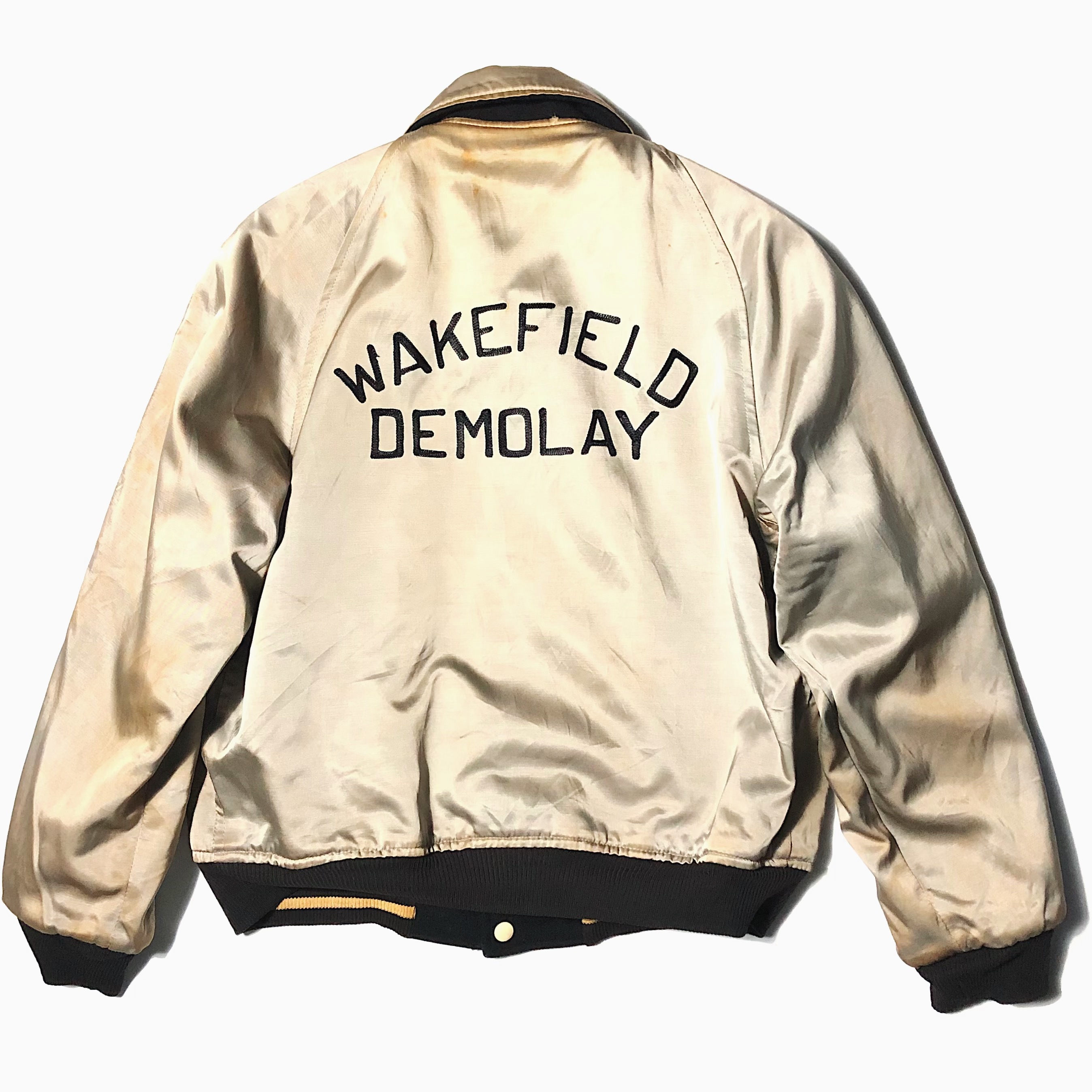 Vintage 50〜60’s "WAKEFIELD DEMOLAY" Reversible Stadium Jacket の画像 4