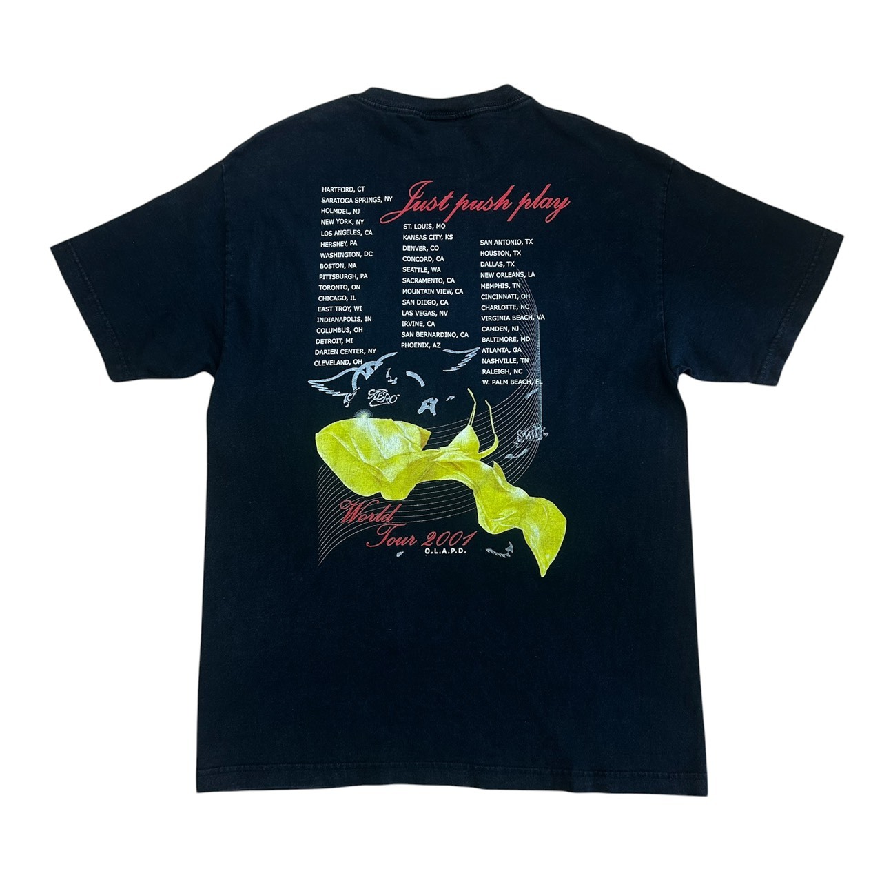 AEROSMITH × 空山基 Sexy Robot Graphic T-Shirt Black L の画像 2