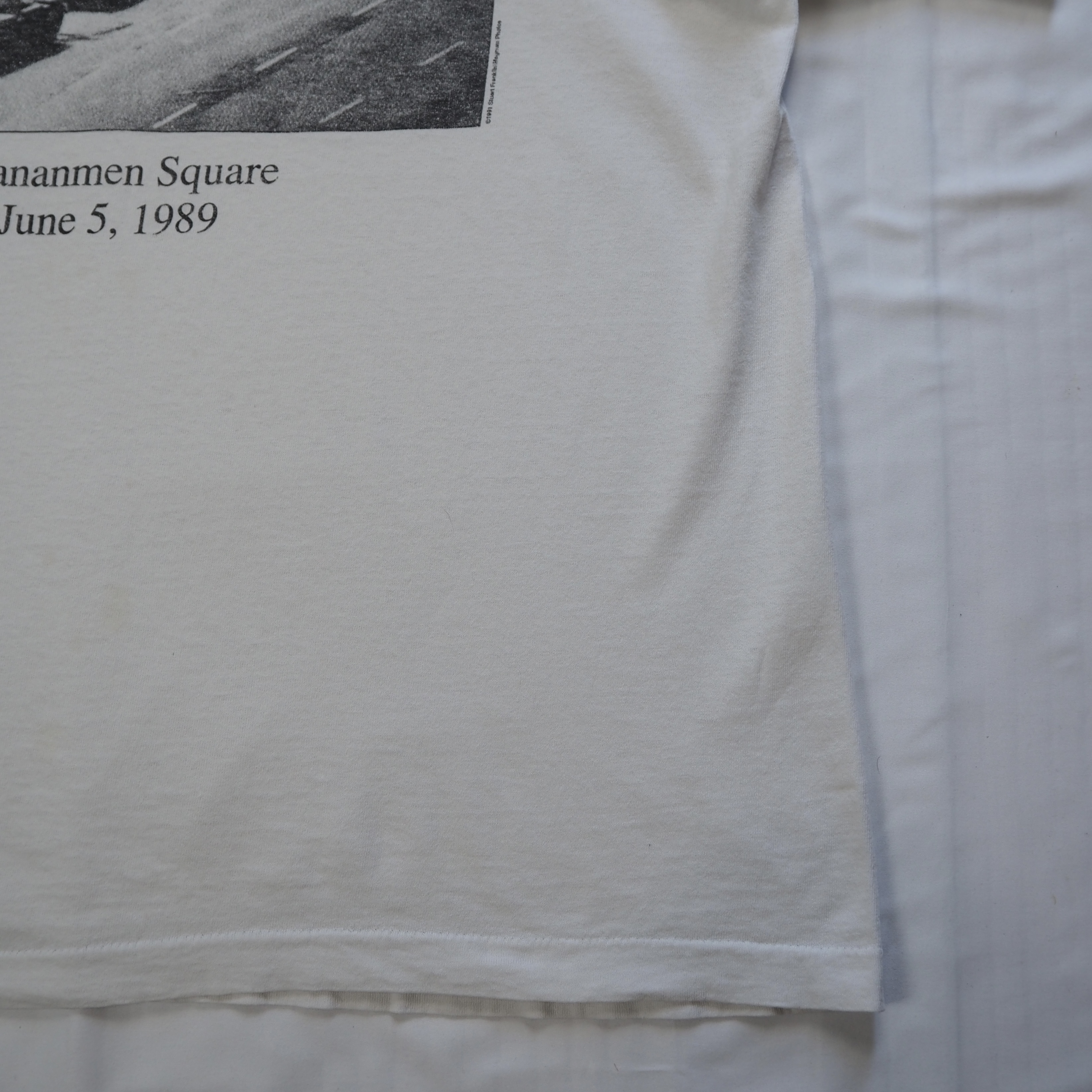 90’s フルーツタグ 天安門事件 Tシャツ XLサイズ の画像 5