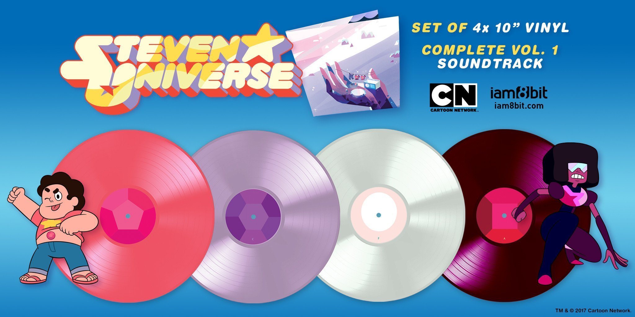 【Steven Universe(スティーブン・ユニバース)】10インチレコード4枚組 - 画像2