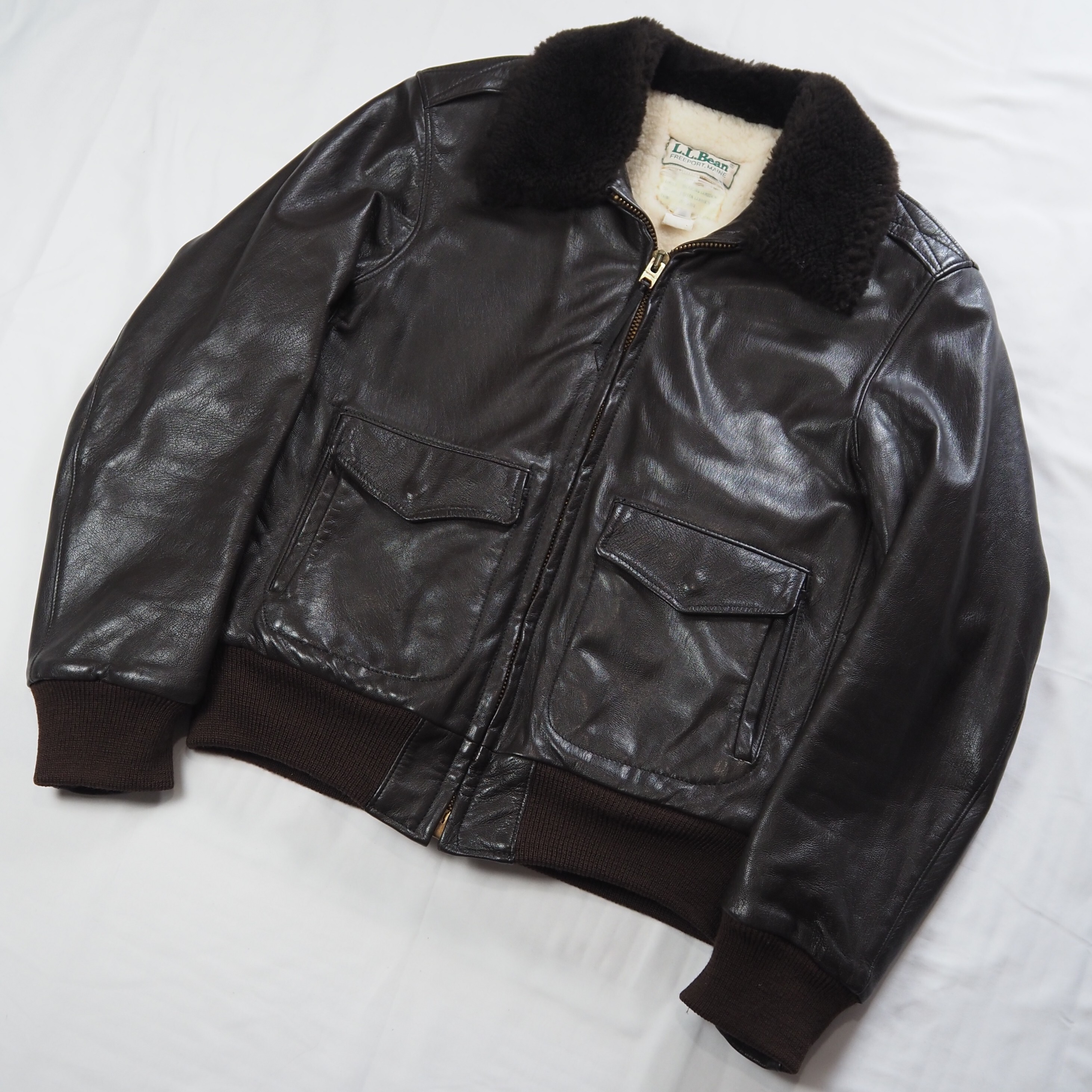 【9/23 20:00入荷】L.L. Bean G-1 レザージャケット の画像 2