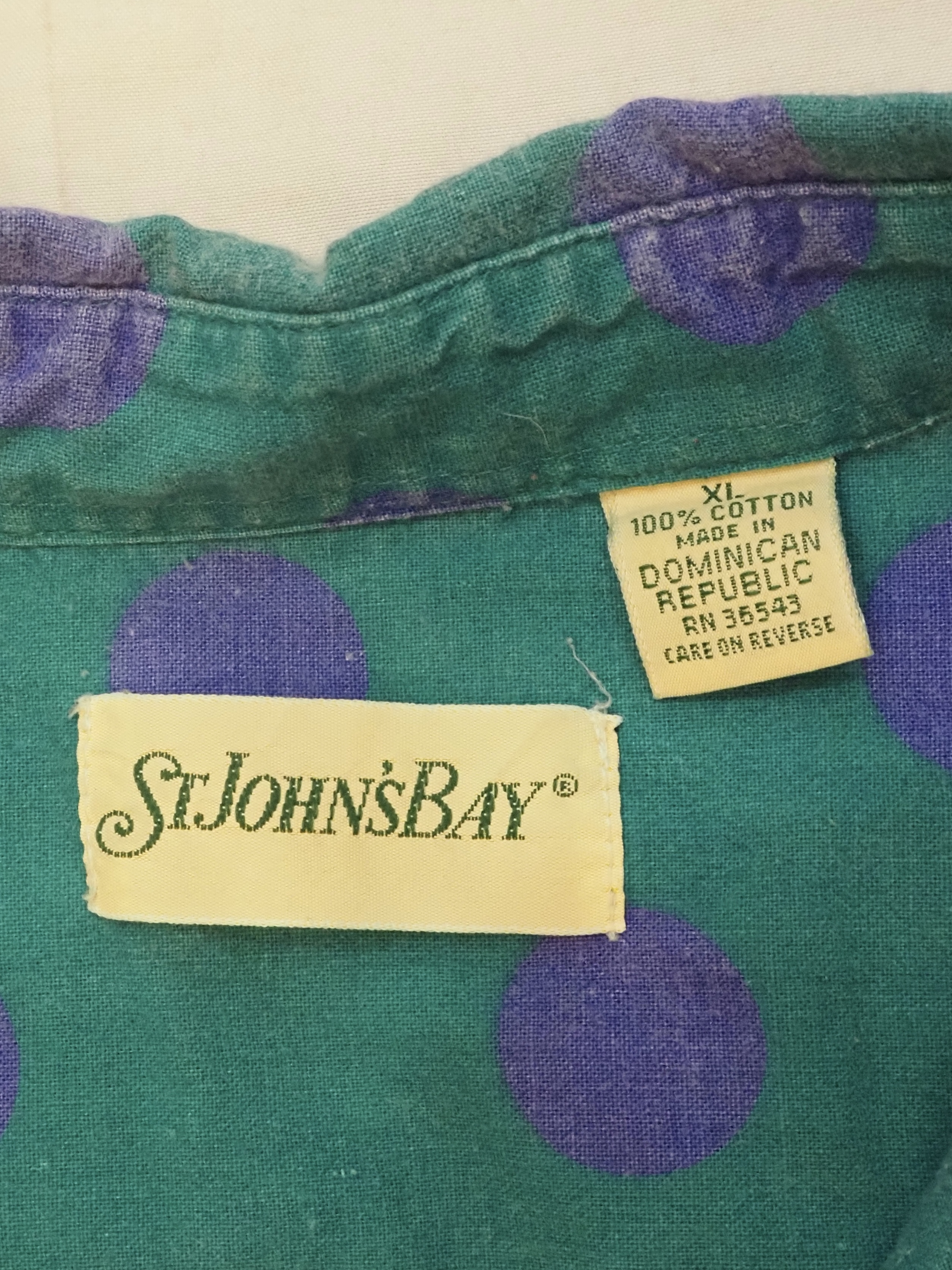 90’s St John’s Bay Short Sleeve Shirt の画像 9