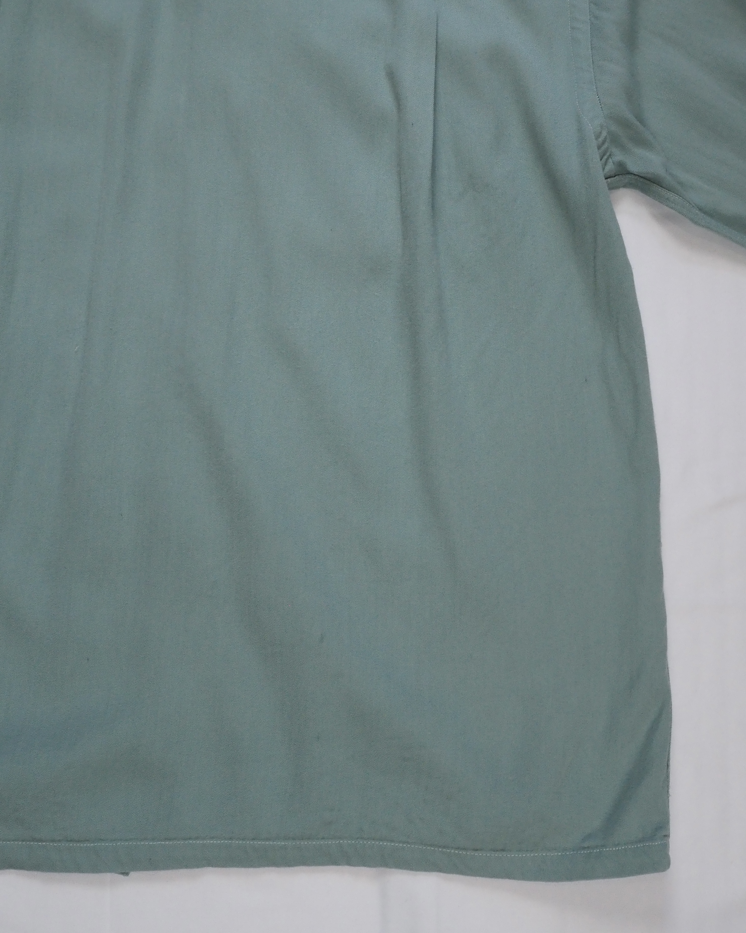 【5/6(水) 20:00入荷】50’s Pilgrim レーヨンシャツ ミントグリーン の画像 17