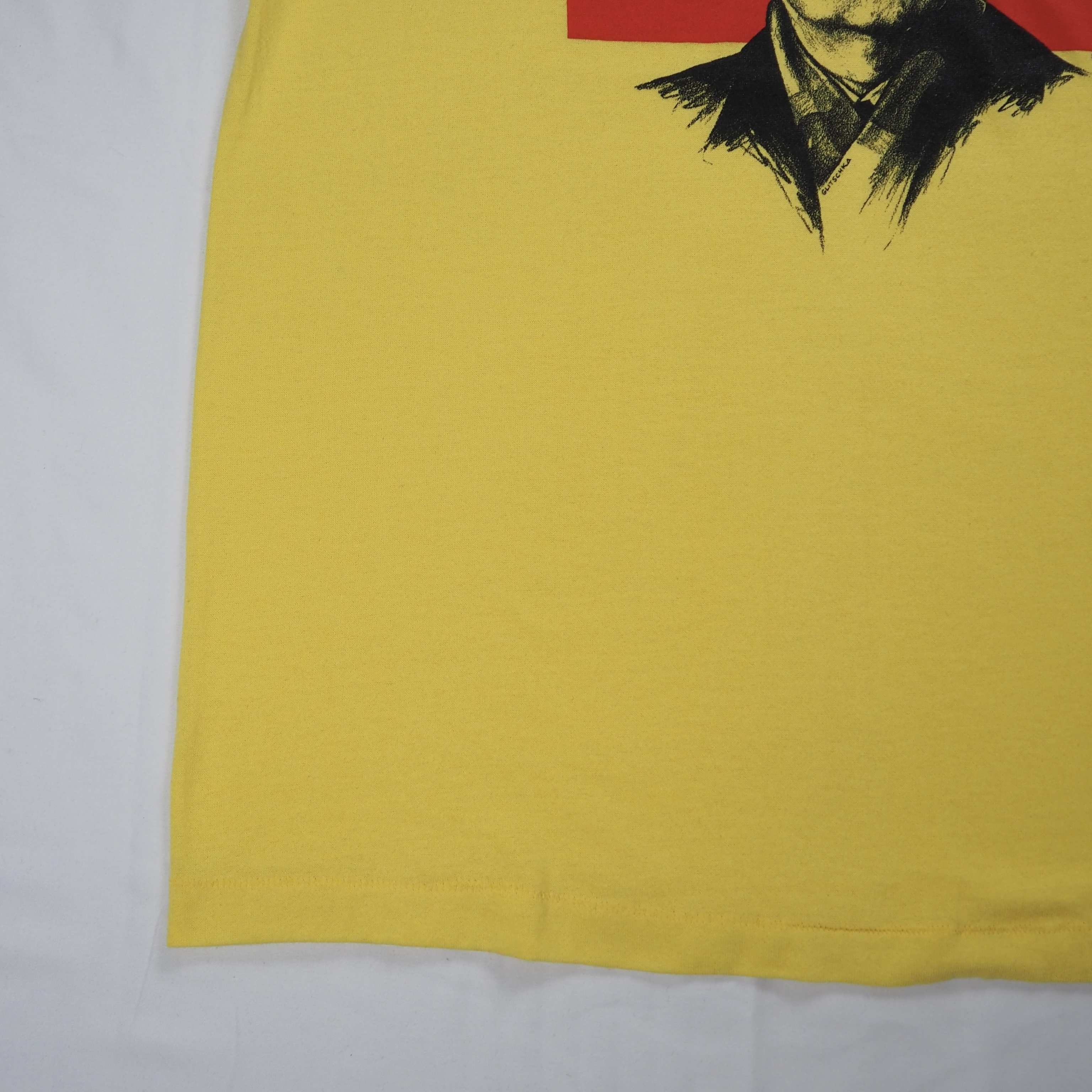 90’s ゴルバチョフTシャツ 共産主義 Lサイズ イエロー の画像 10