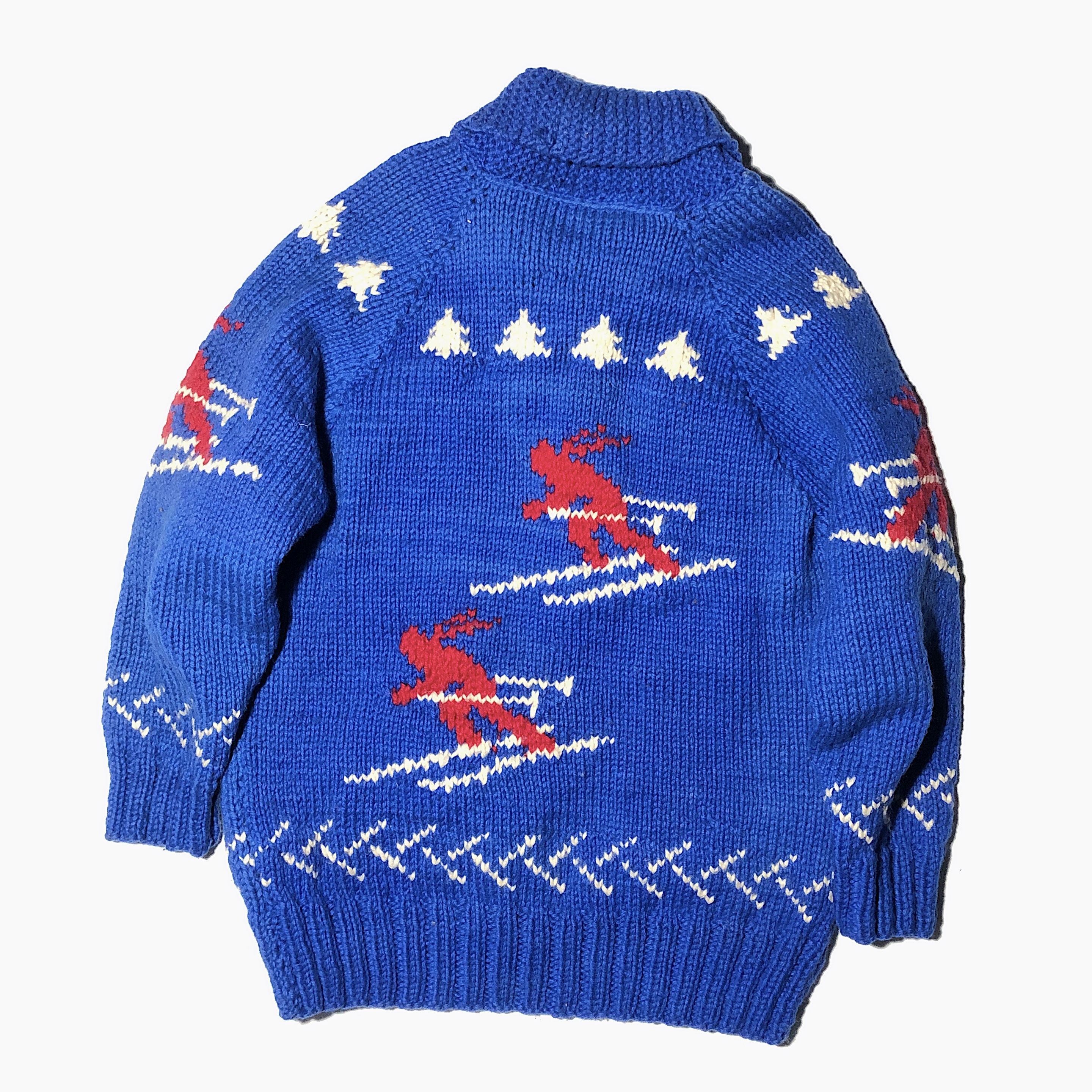 Vintage 60's "Ski" Cowichan Sweater の画像 2