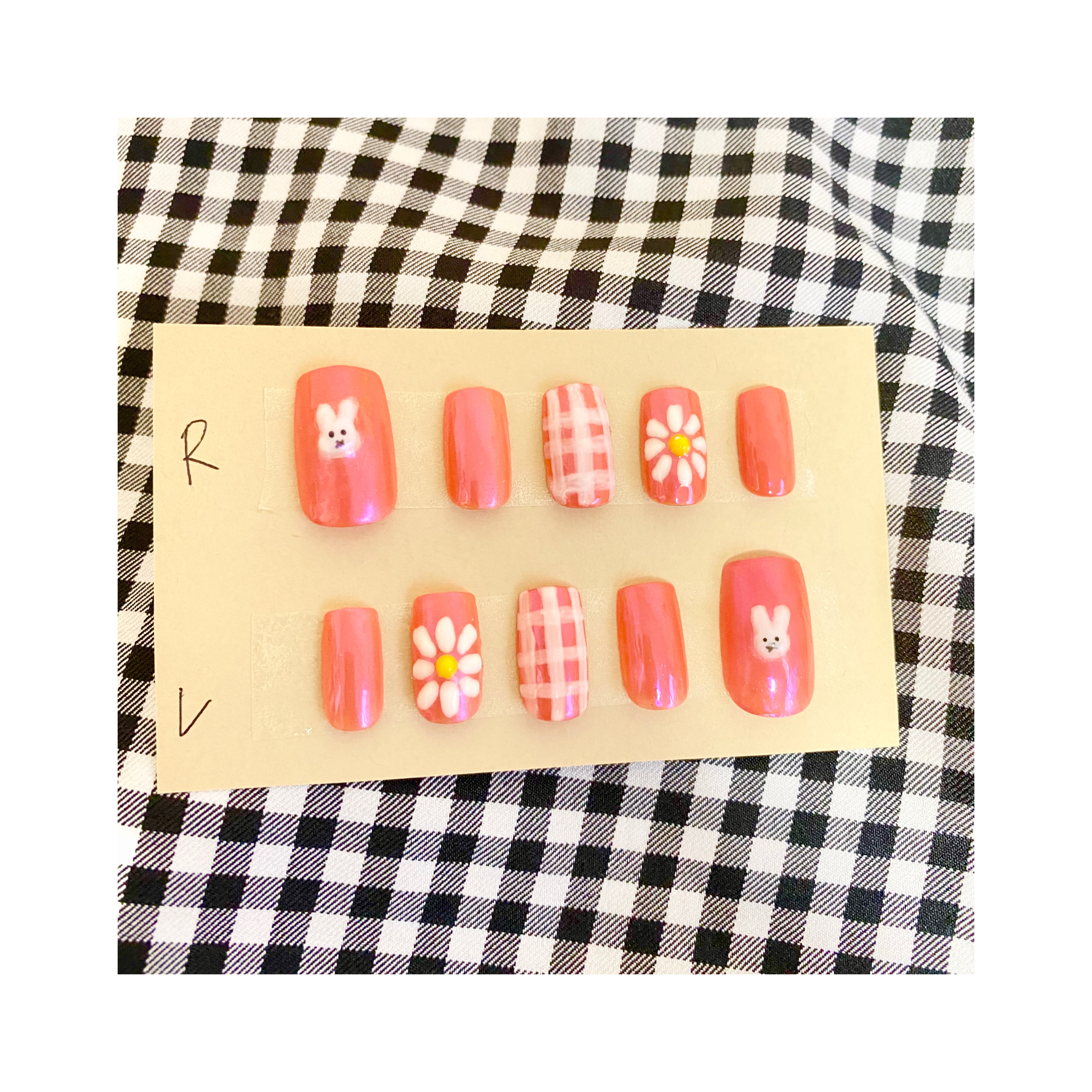 うさぎ 3dネイルチップ Yucca S Nail