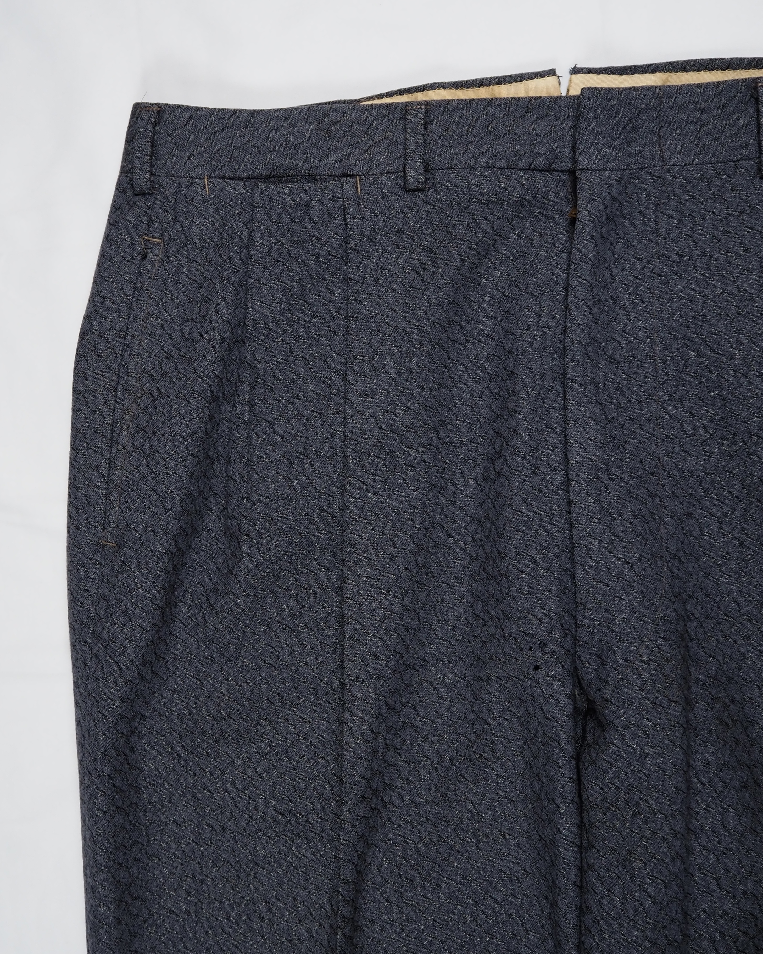 50’s Vintage Wool Slacks グレー の画像 4