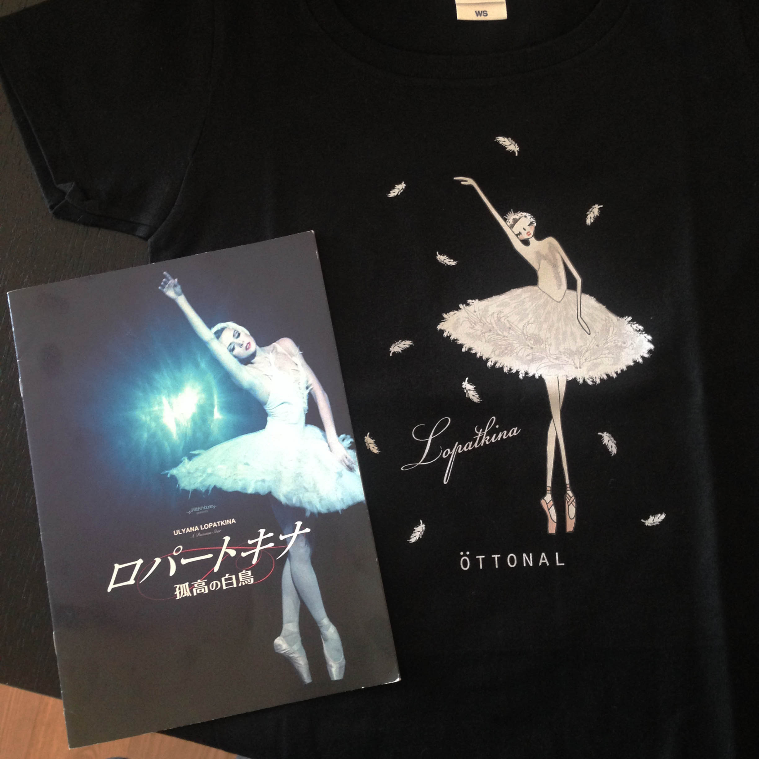 (即日発送・S/L完売)★ロパートキナコラボ★ 瀕死の白鳥Tシャツ(レディース) - 画像2