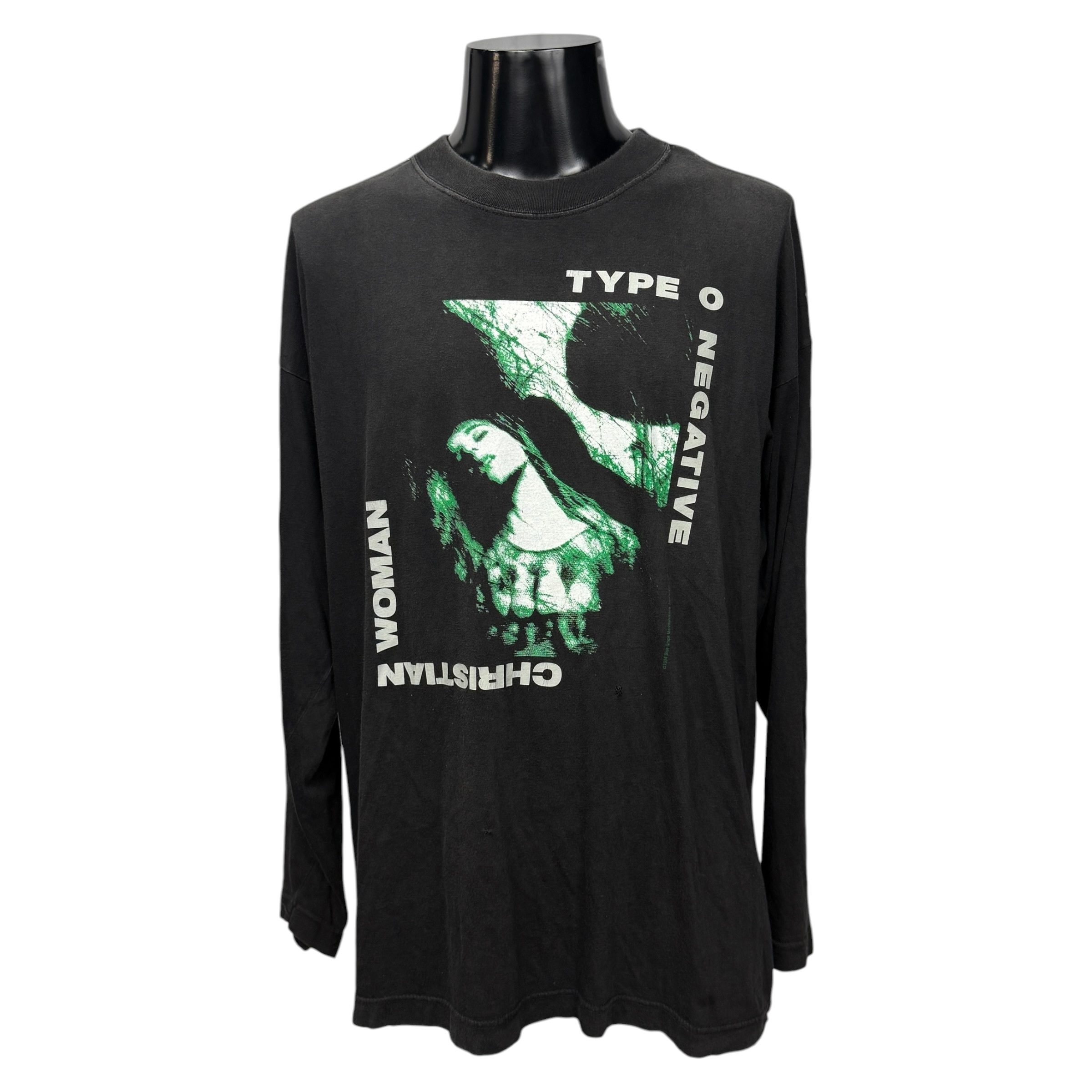 【TYPE O NEGATIVE】タイプ・オー・ネガティブ “CHRISTIAN WOMAN / LOVE ME TO DEATH” 90’s Vintage ロングスリーブTシャツ