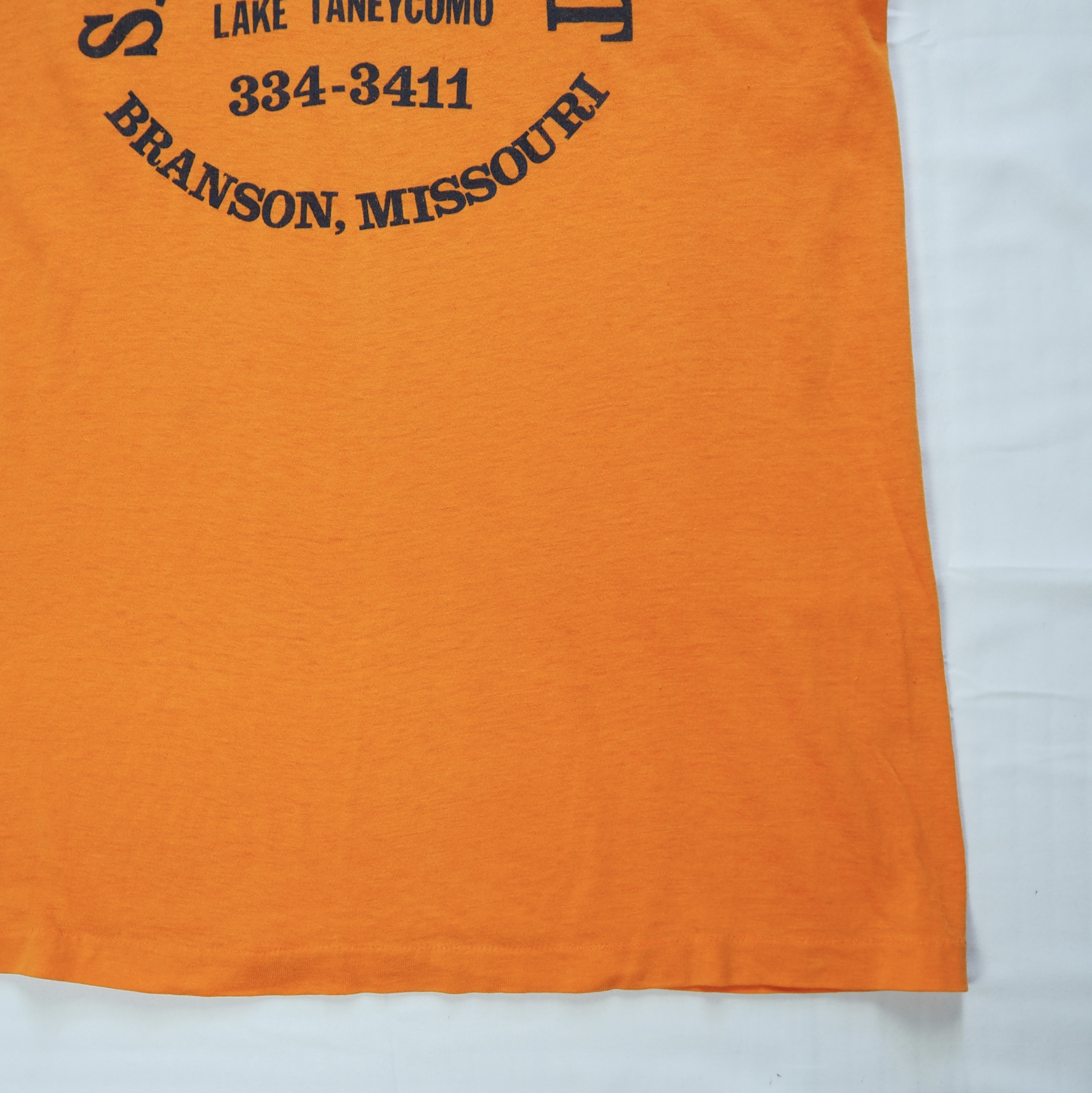 80’s-90’s Tシャツ オレンジ Mサイズ程度 の画像 8