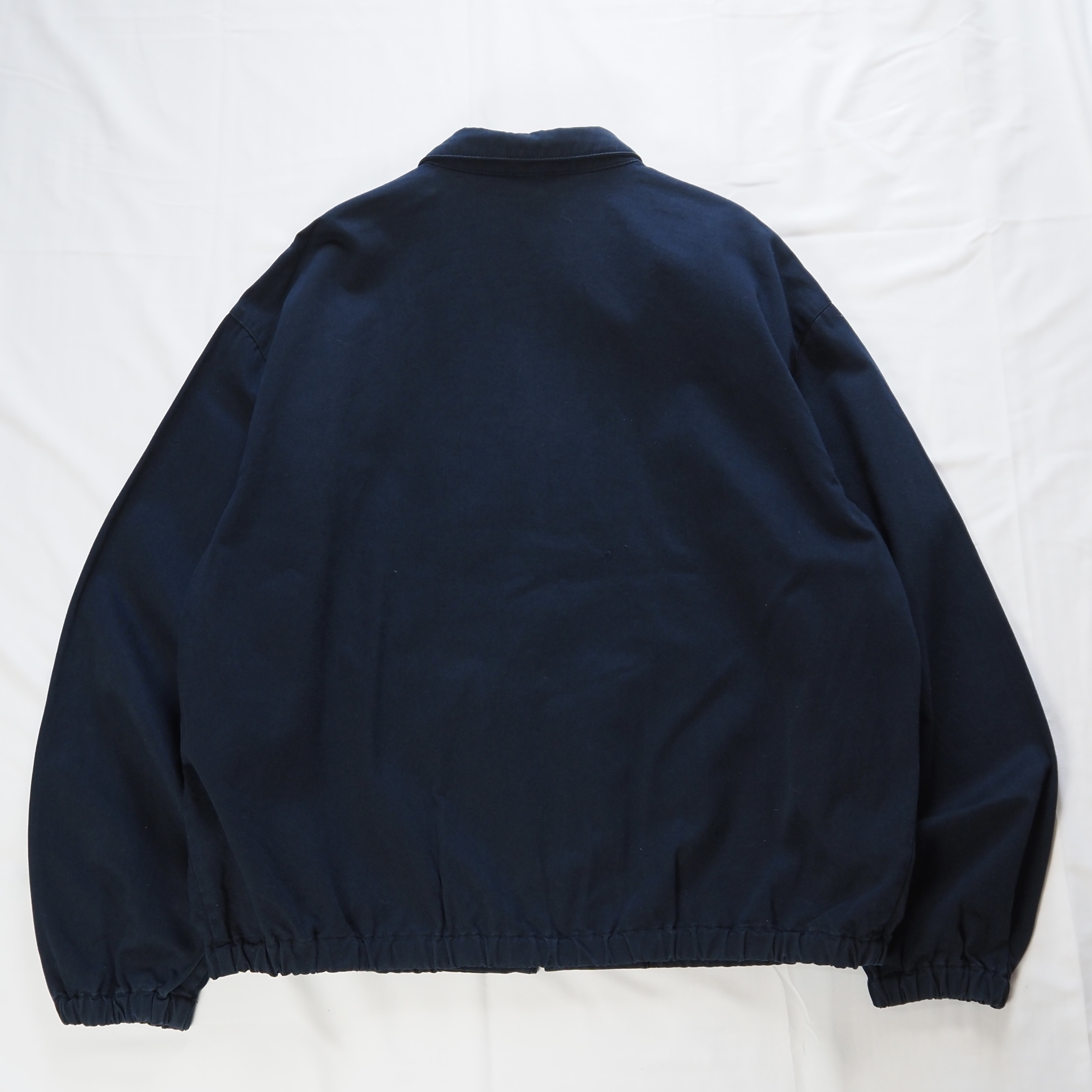 90’s Ralph Lauren コットンスイングトップジャケット ネイビー XL の画像 16