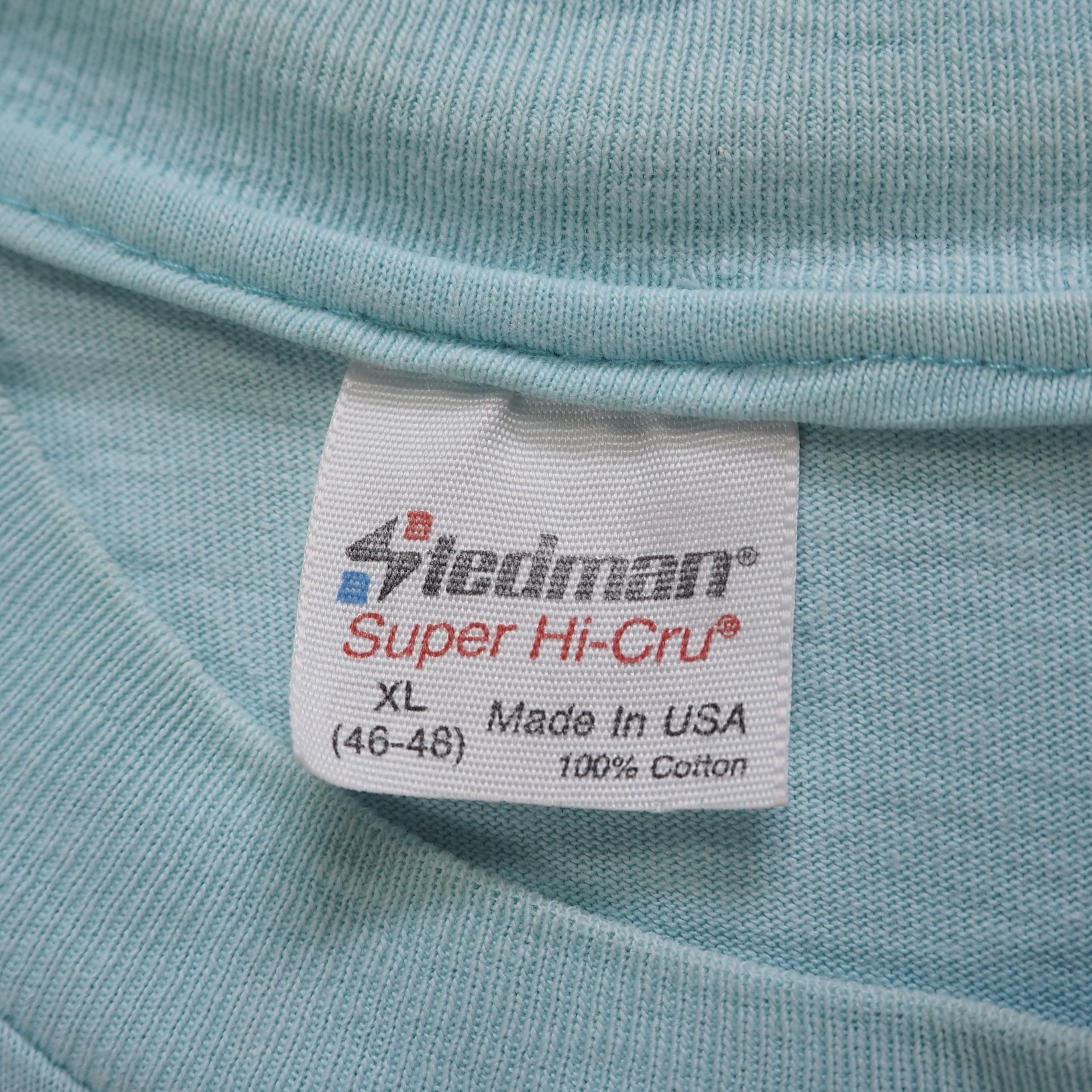 80’s-90’s Stedman ミリタリーTシャツ XL 真珠湾 両面プリント の画像 12