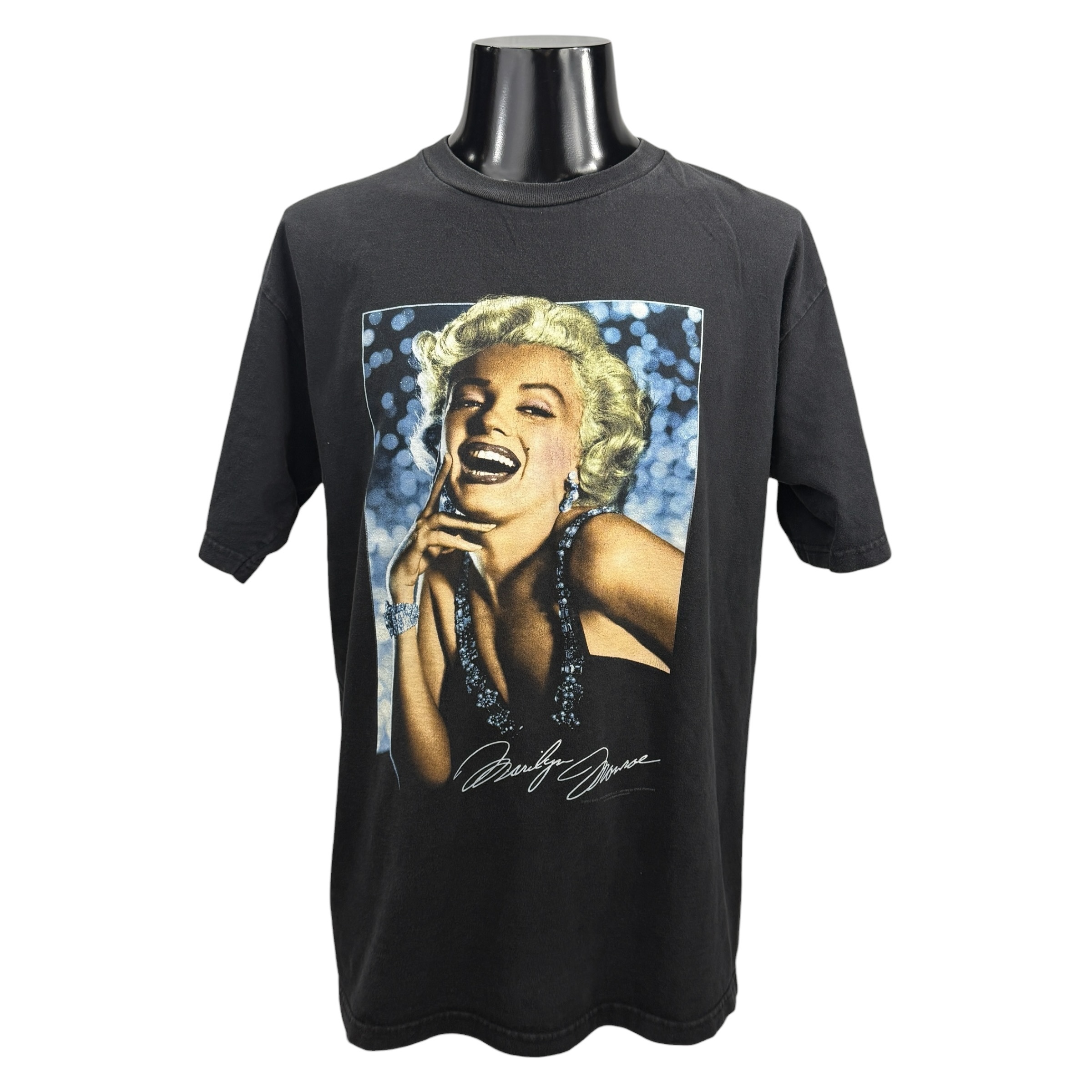 【MARILYN MONROE】マリリンモンロー “サイングラフィック” cygnusタグ 00’s Vintage Tシャツ