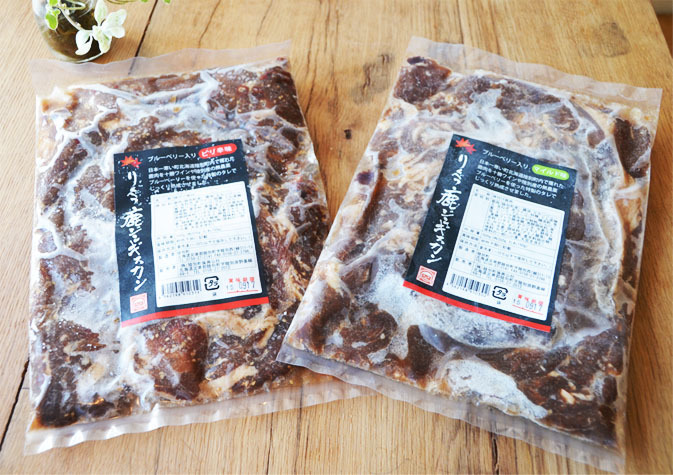 【冷凍】りくべつ 鹿ジンギスカン500g - 画像2