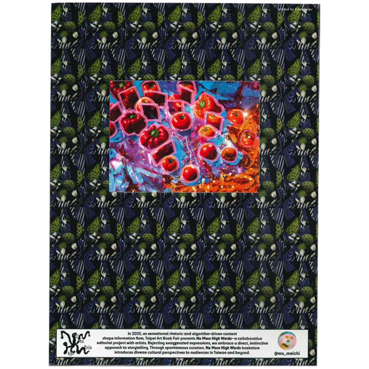 NMHW Artist Collab Taiwan Sticker { Wu Meichi - Pink and Blue }