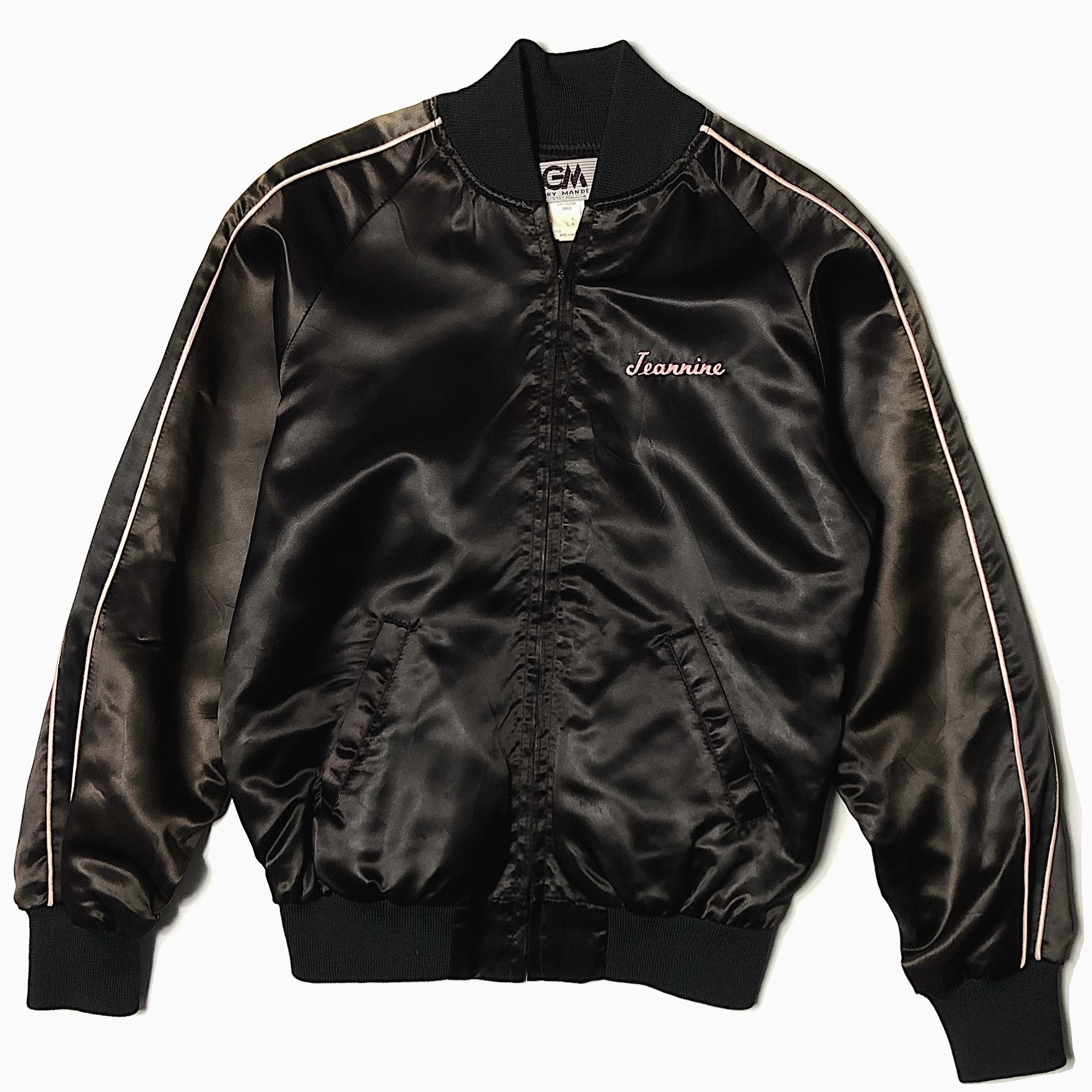 Vintage 70～80's【GARY MANDEL】"MICE" Satin Jacket の画像 2