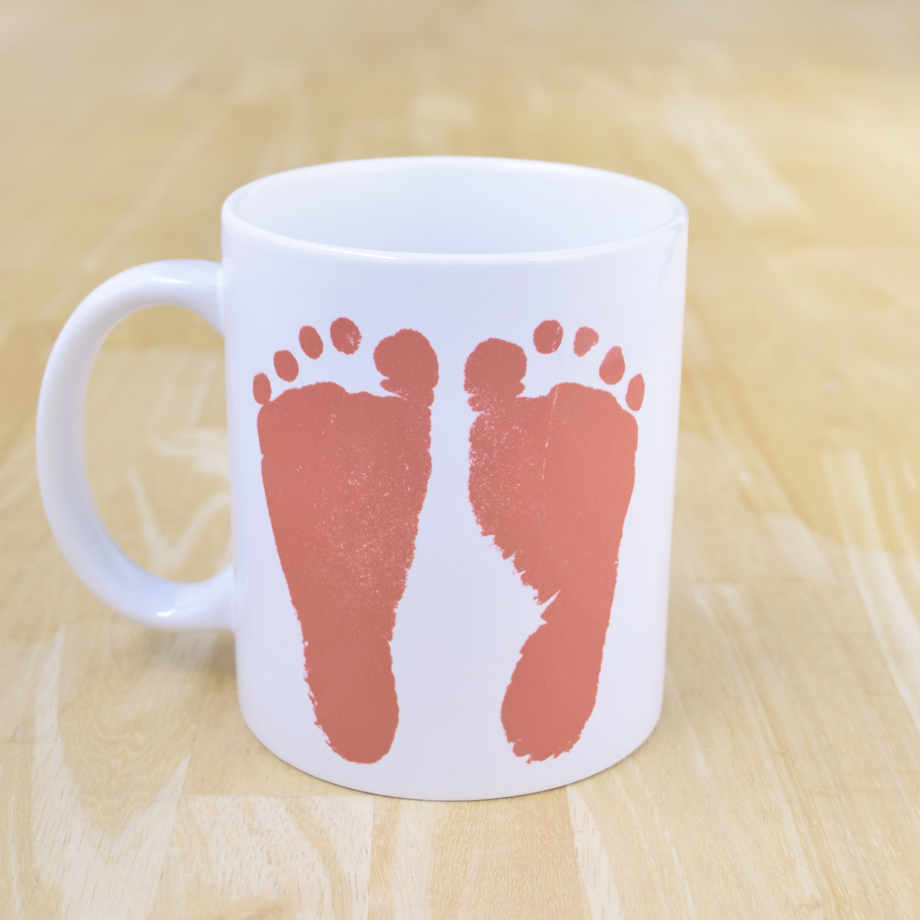 Aimug Animal Rabbit うさぎ Ai Mug アイマグ 赤ちゃんの足型が入ったマグカップ Aimug Animal Rabbit うさぎ Ai Mug アイマグ 赤ちゃんの足型が入ったマグカップ