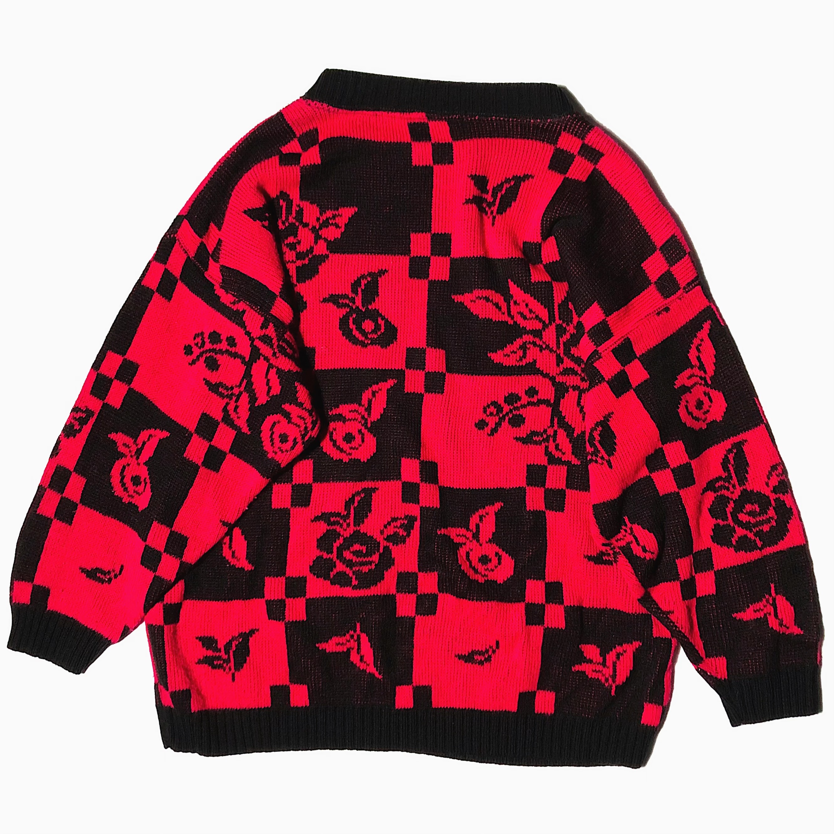 Vintage 80's Patterned Knit Sweater の画像 2