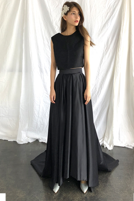 ブラック セパレートドレス セパレート ドレス 結婚式 2次会 花嫁ドレス 結婚式 ウェディングドレス sp0002 (アールベリー オリジナルドレス)