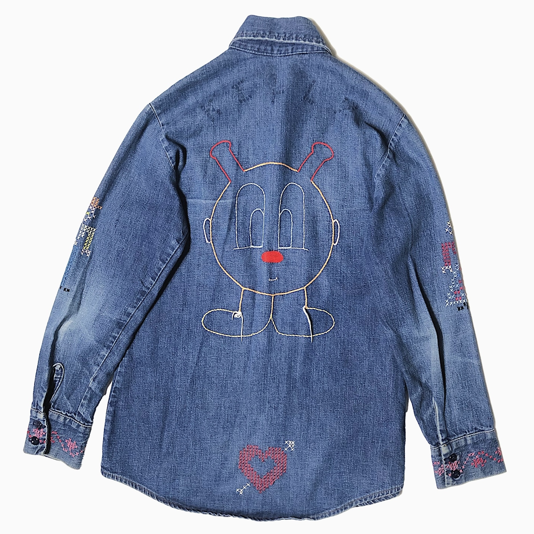 Vintage 70's【Levi's】Embroidery Denim Shirt の画像 2