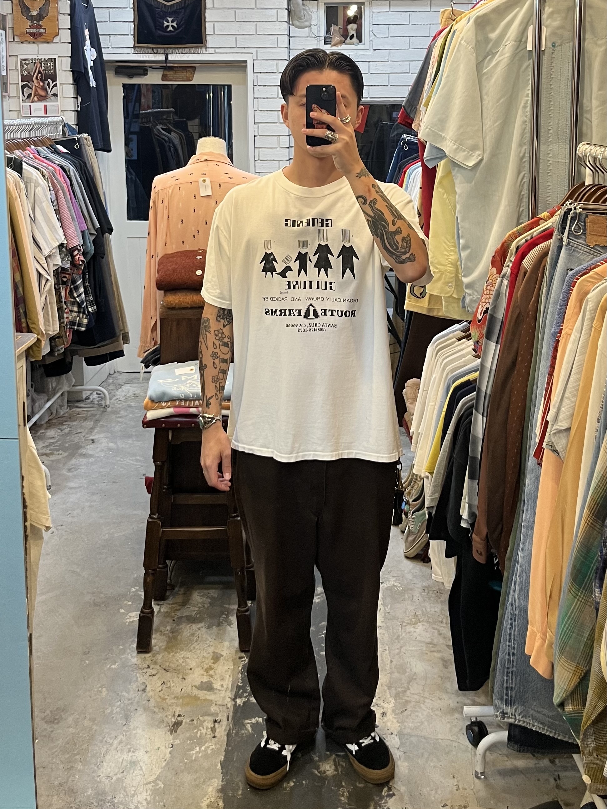 90’s ONEITA バーコードファミリー Tシャツ XL の画像 4
