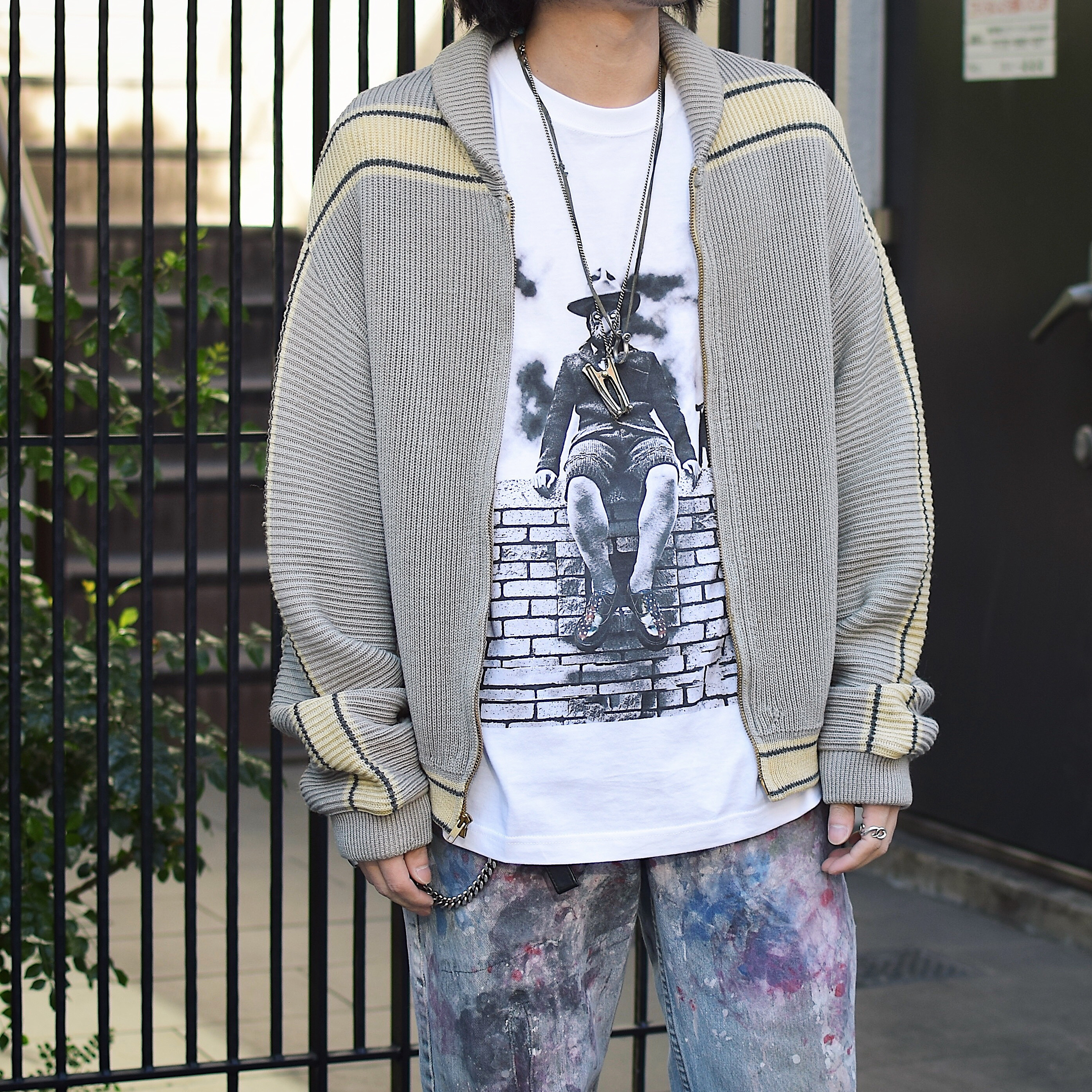 Vintage 50〜60's Zip-up Cardigan の画像 3