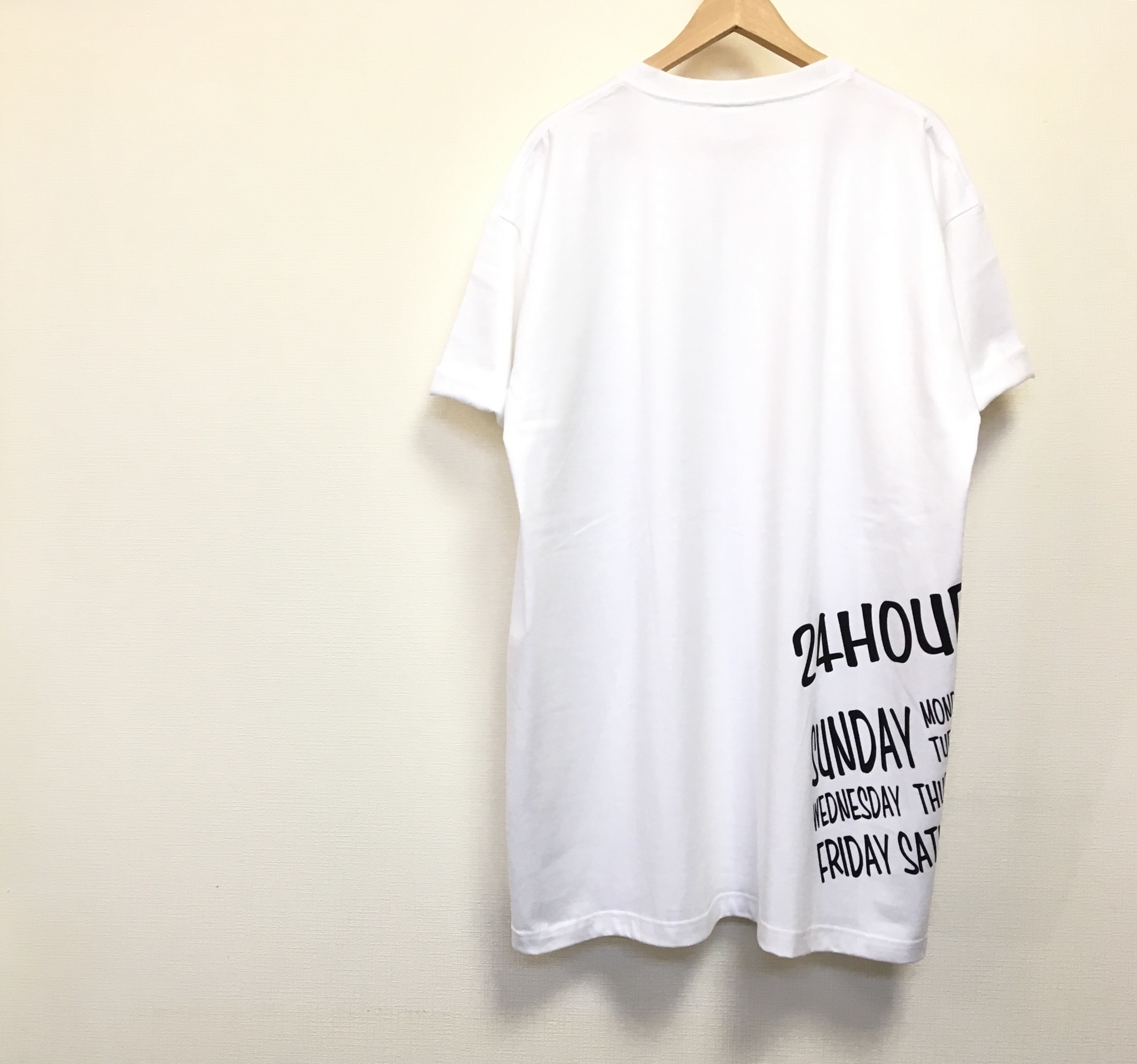 メンズ5xl 着ると可愛い 超ビッグｔシャツ ホワイト ユニセックス Tシャツ パーカーブランド 24 7graphics